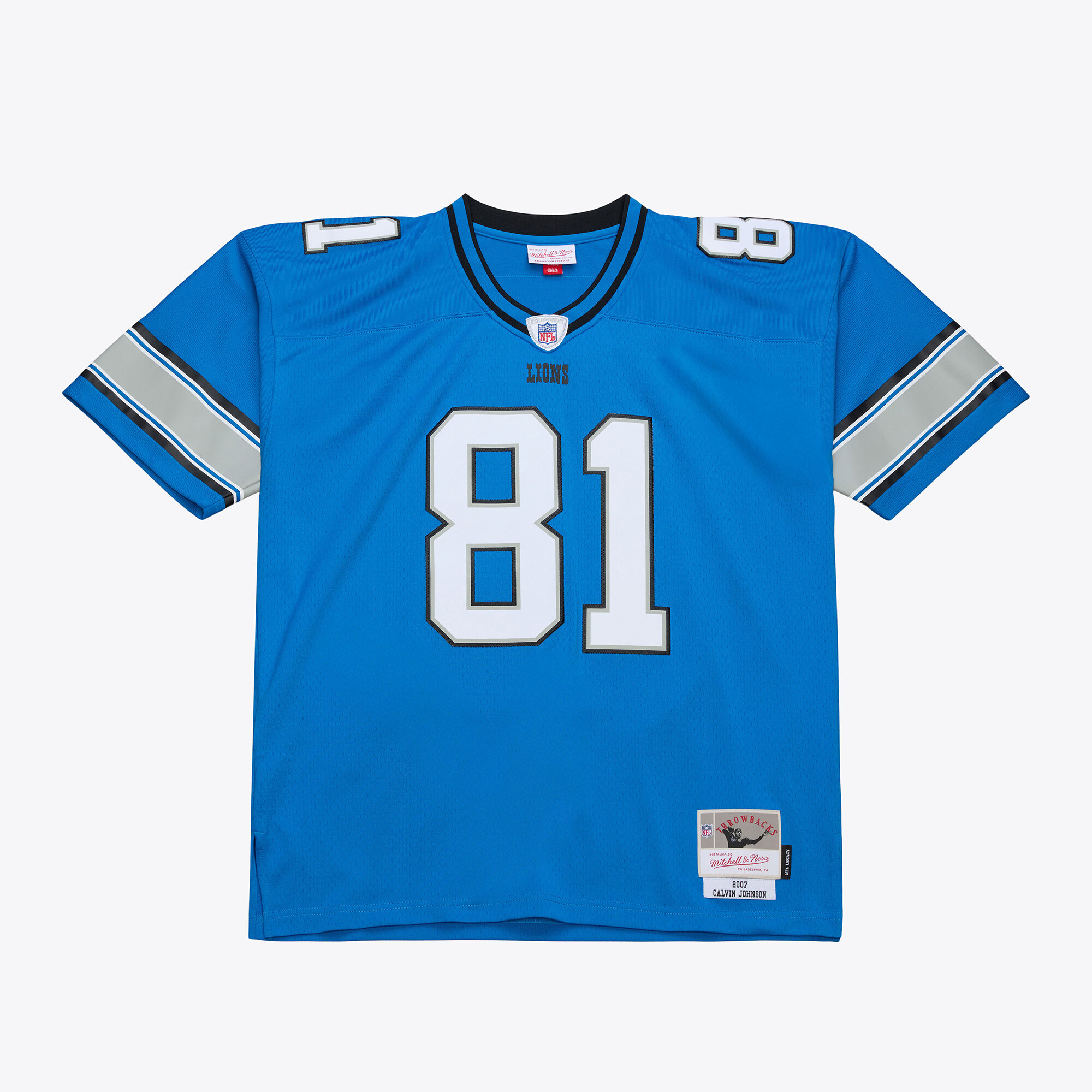 Calvin Johnson Detroit Lions 2007 Legacy Jersey - Blue