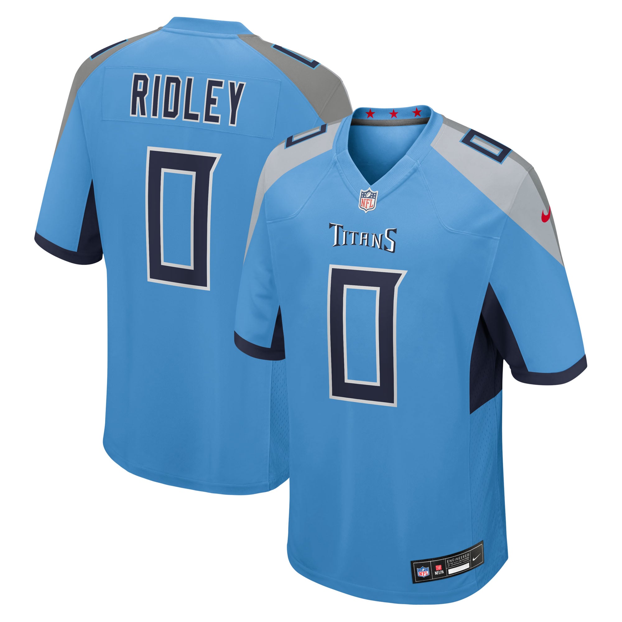 Calvin Ridley Tennessee Titans Team Game Jersey - Light Blue