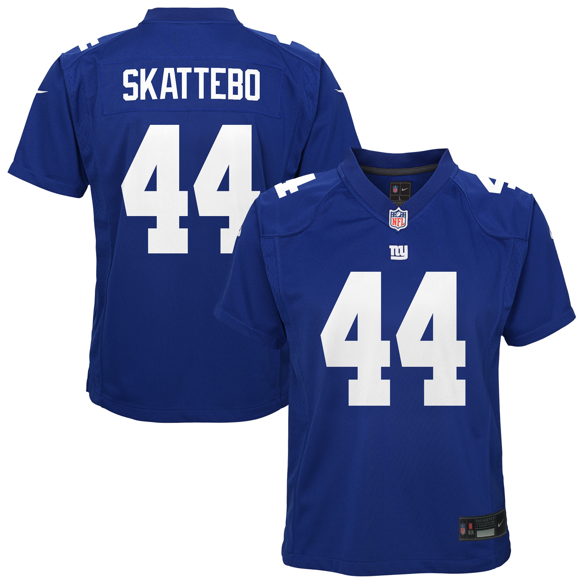 Cam Skattebo New York Giants Youth Team Game Jersey - Royal