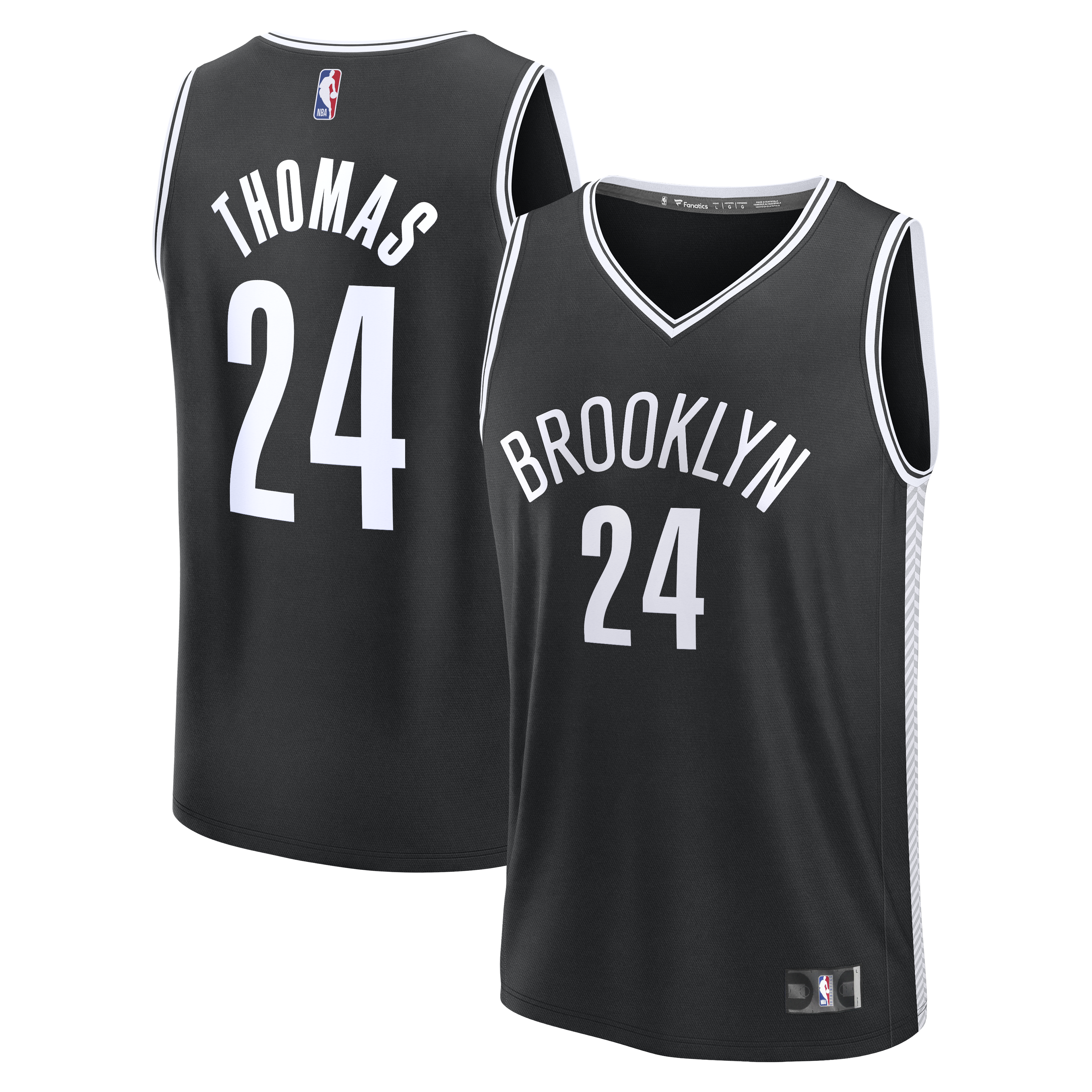 Cam Thomas Brooklyn Nets Fanatics Fast Break Jersey - Black - Icon Edition