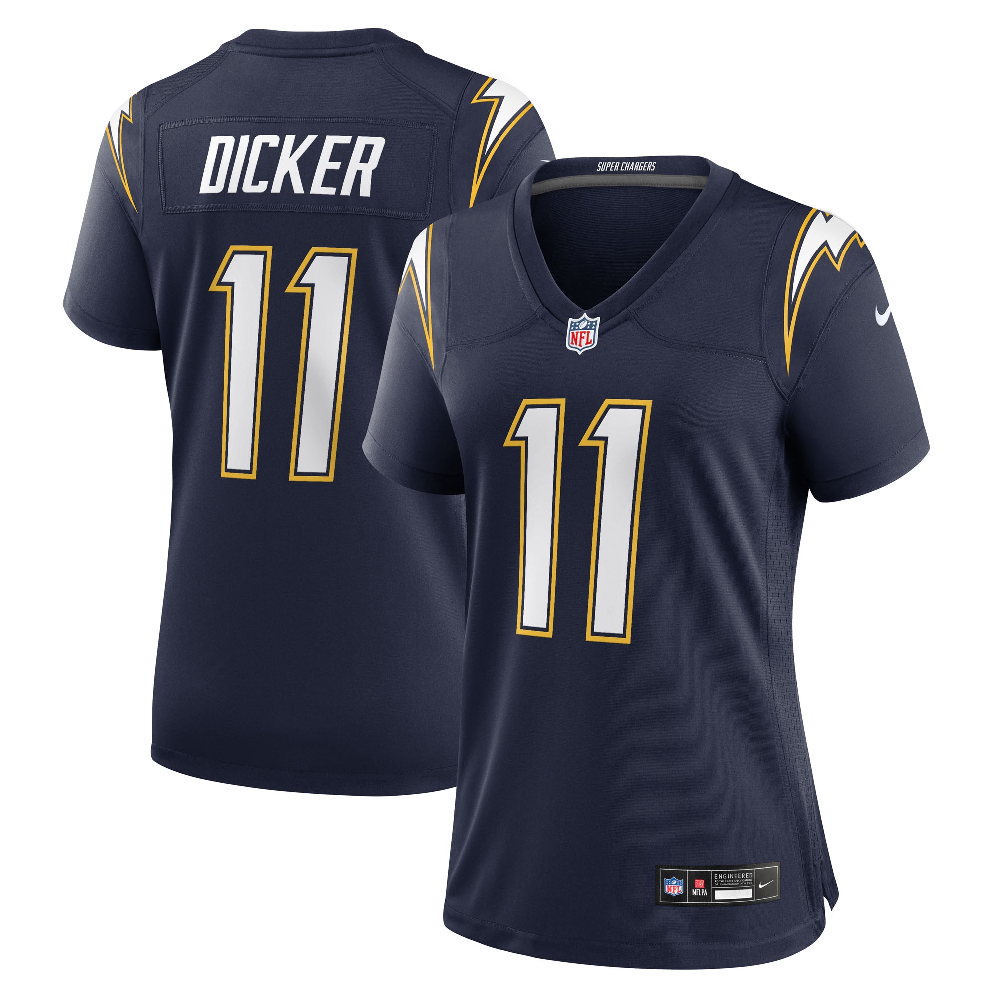 Cameron Dicker Los Angeles Chargers Women's Alternate Game Jersey - Navy