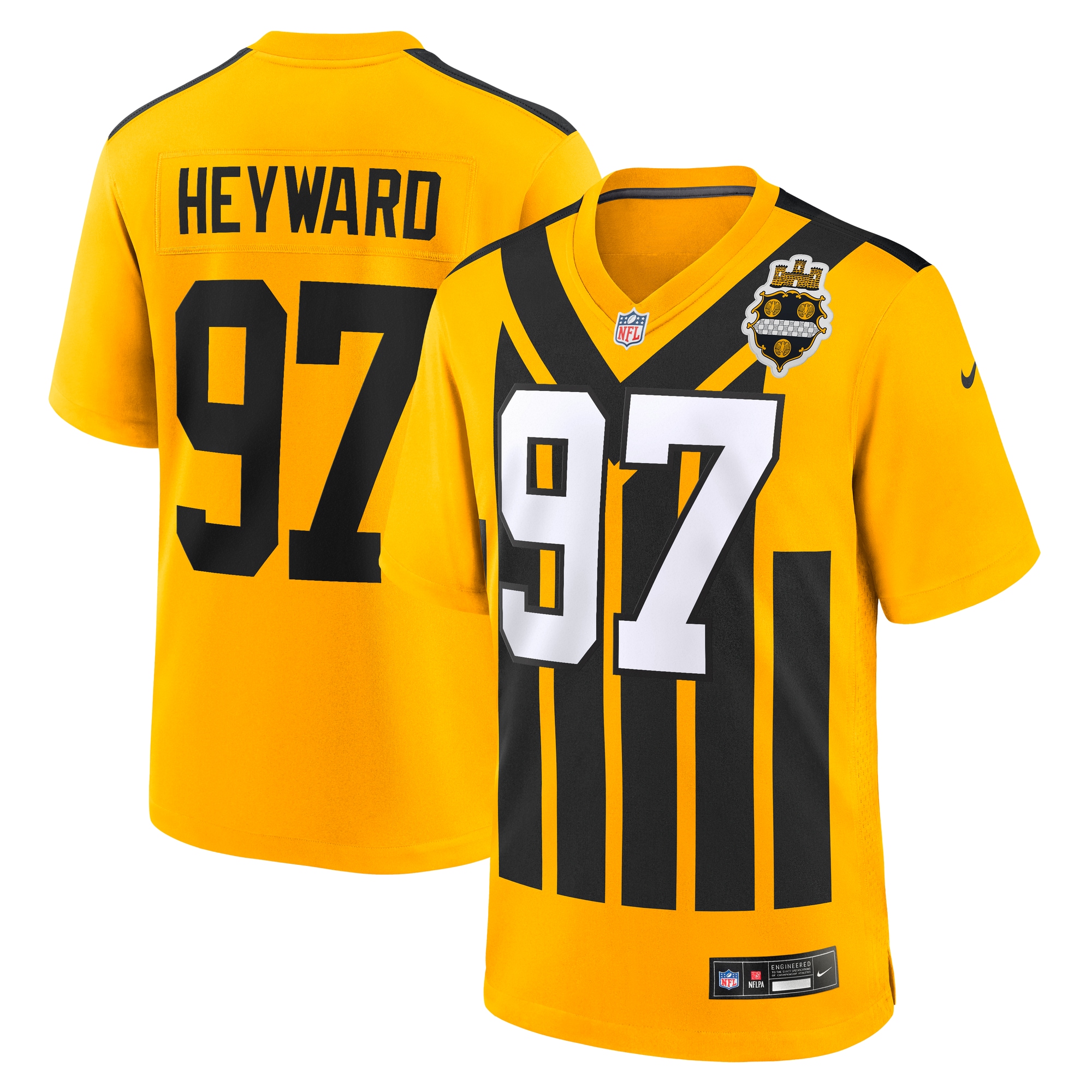 Cameron Heyward Pittsburgh Steelers Alternate 1933 Throwback Game Jersey - Gold