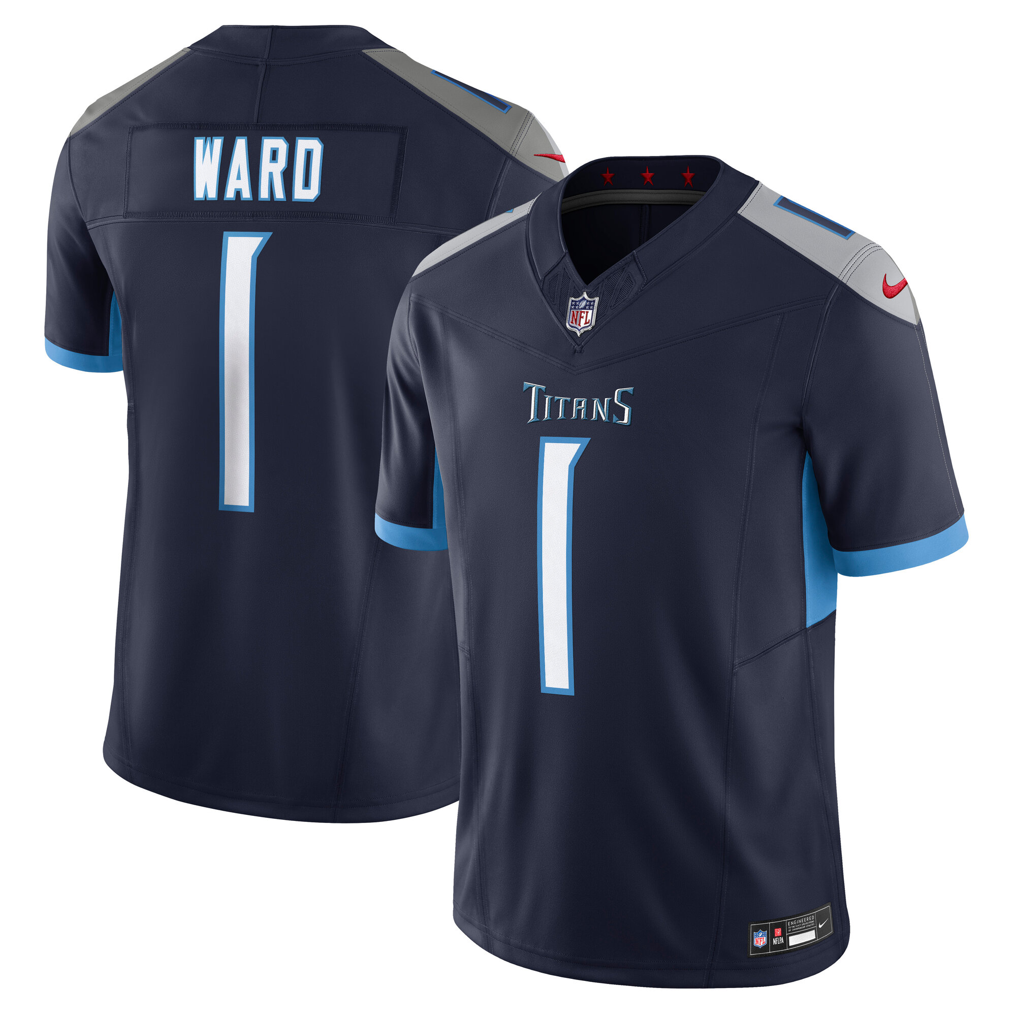 Cameron Ward Tennessee Titans Alternate Limited Jersey - Navy