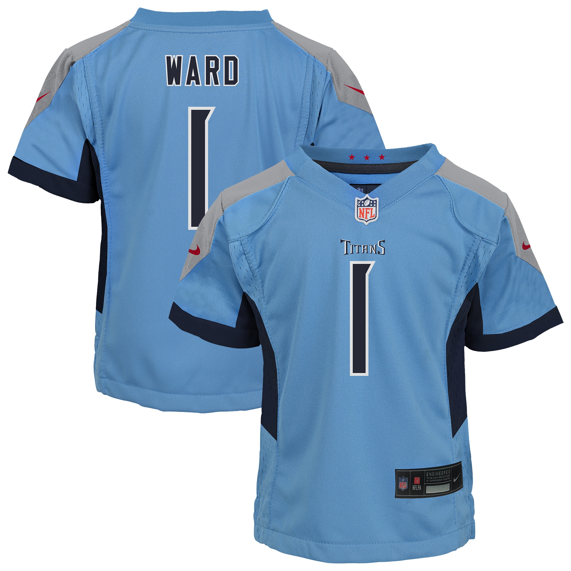 Cameron Ward Tennessee Titans Infant Team Player Game Jersey - Light Blue