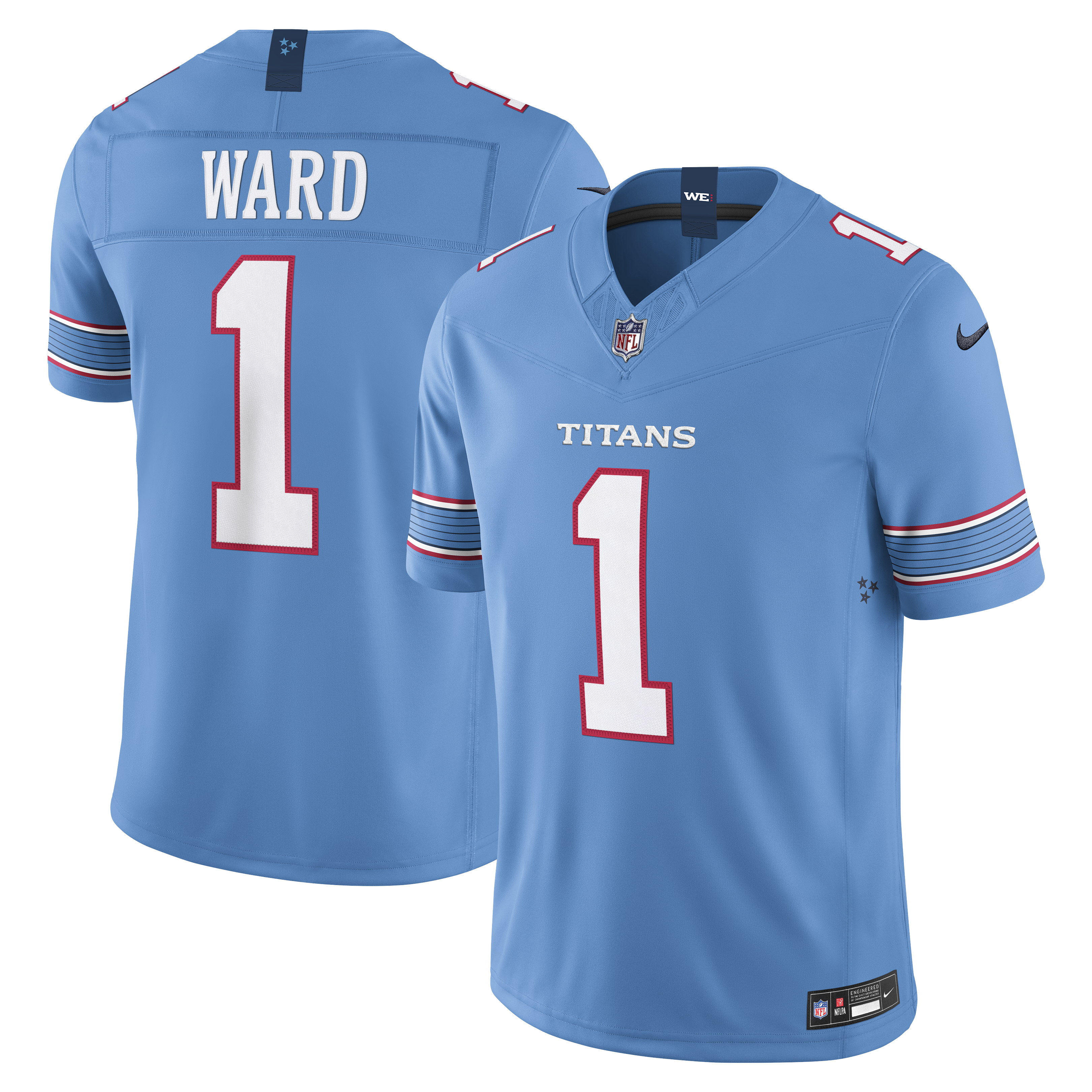 Cameron Ward Tennessee Titans Vapor F.U.S.E. Sewn Down Limited Jersey