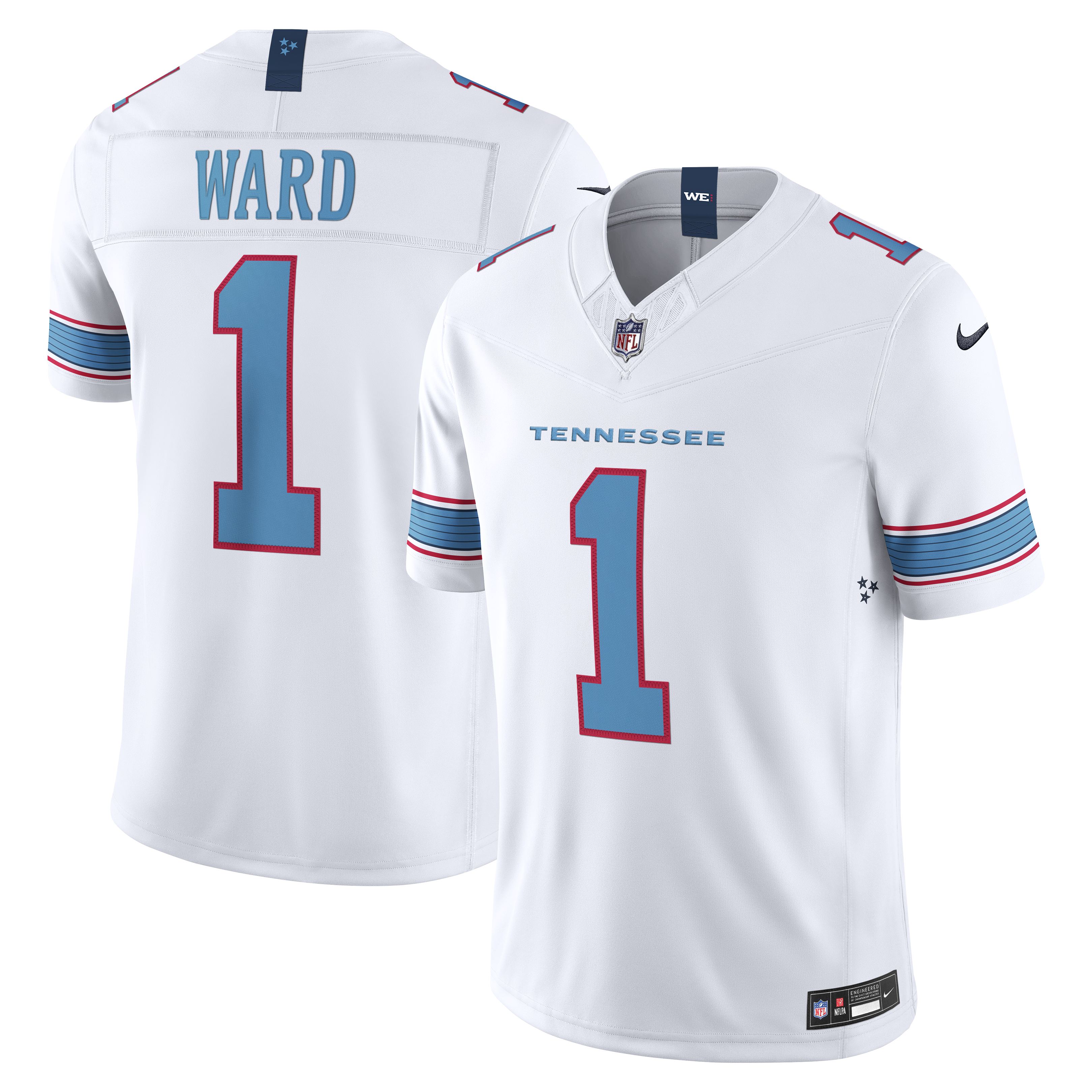 Cameron Ward Tennessee Titans Vapor F.U.S.E. Sewn Down Limited Jersey