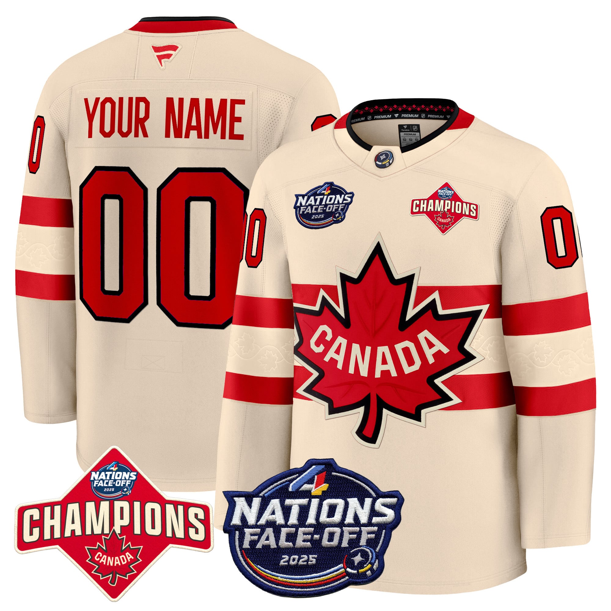Alternative view of Canada Hockey Nations Jersey - Fanatics Canada Hockey Jersey - Nations