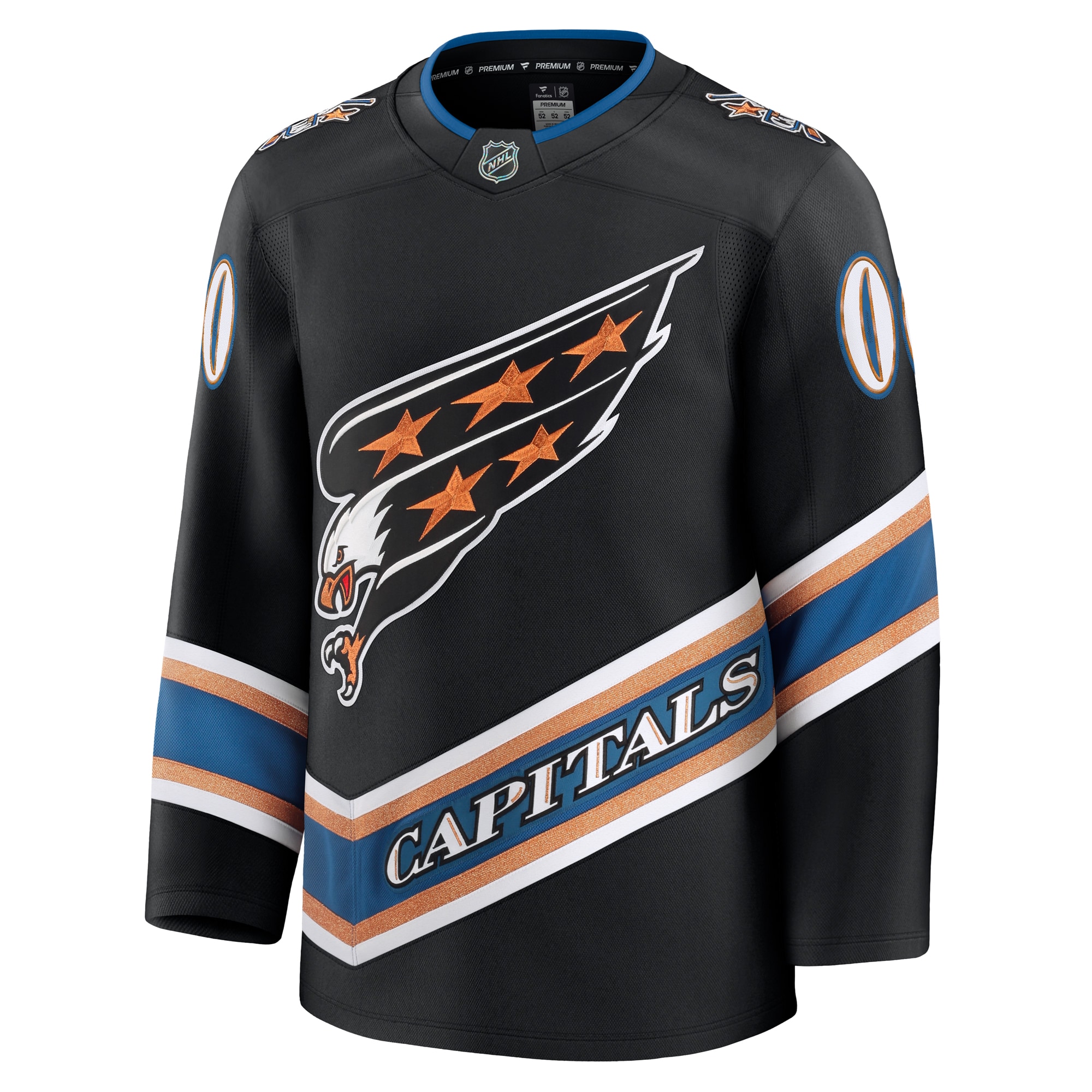 Capitals Alternate Black Jersey | Premium 50th Anniversary Fanatics
