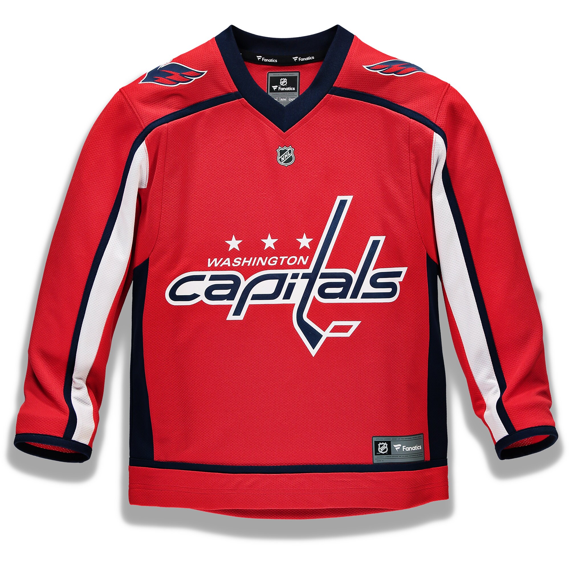 Alternative view of Capitals Personalized Jersey - Fanatics - Red Custom NHL Gear