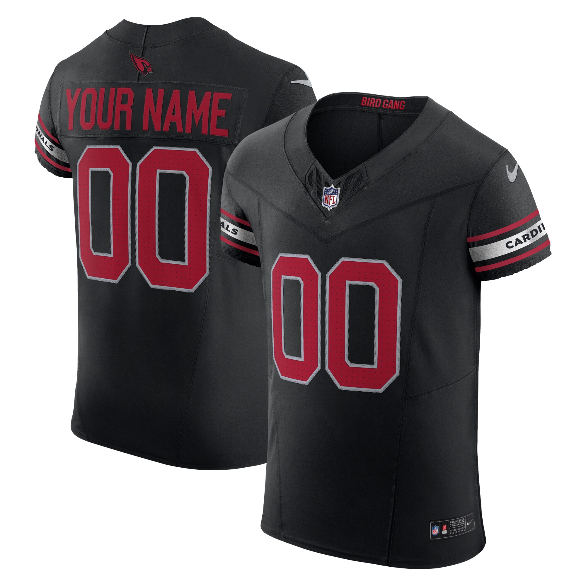 Cardinals Black Alternate Custom Jersey - Nike - Personalize It!