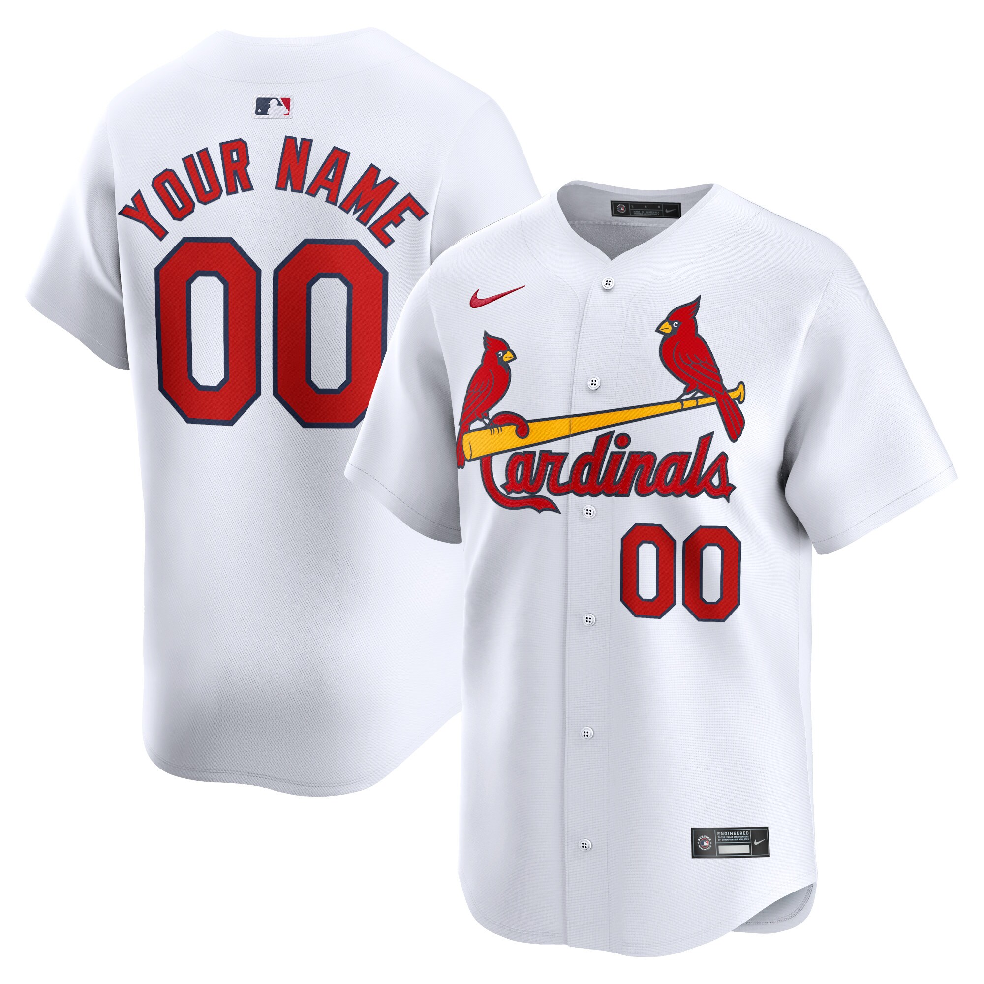 Cardinals Custom Home Jersey - Nike - Personalize Your Style!