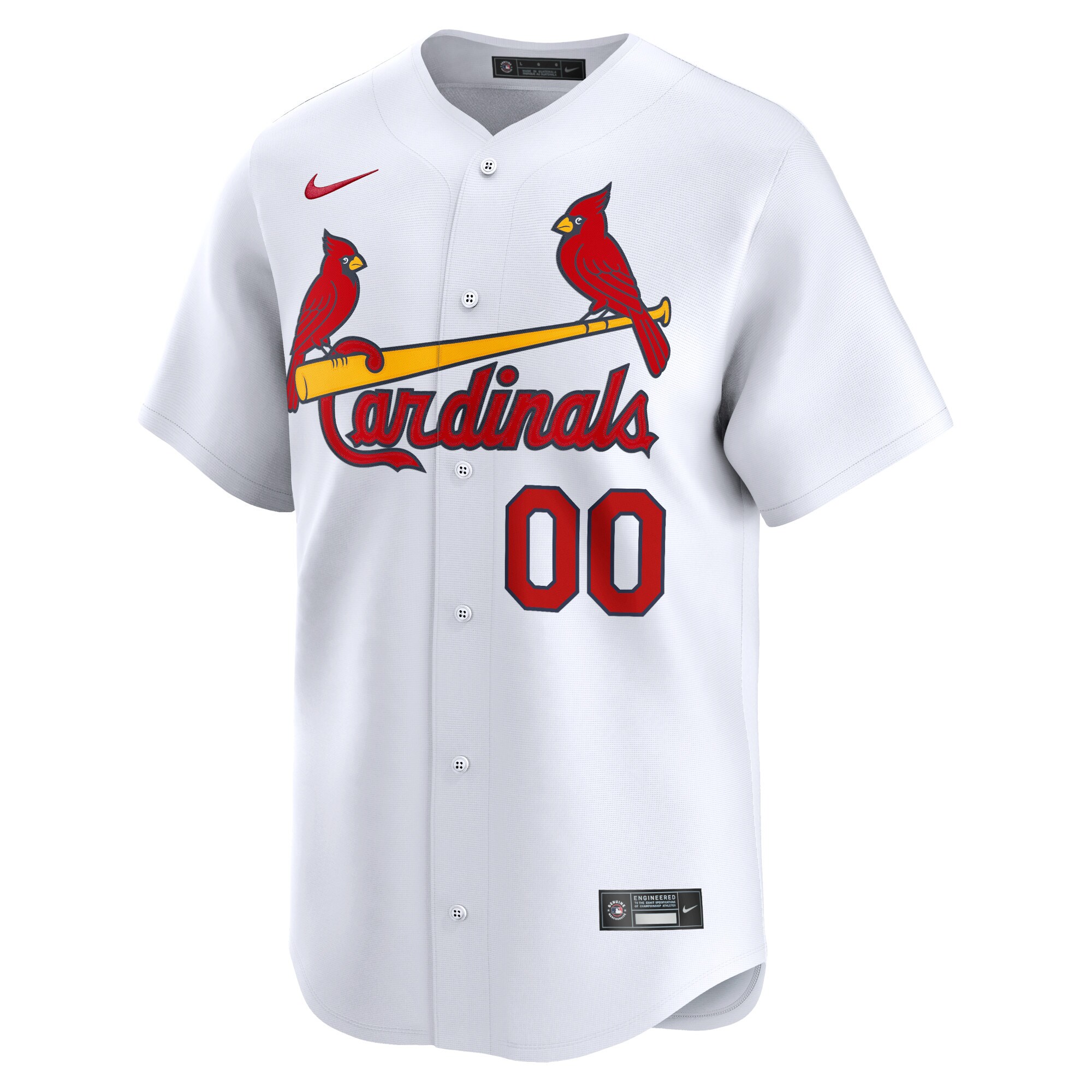 Alternative view of Cardinals Custom Home Jersey - Nike - Personalize Your Style!