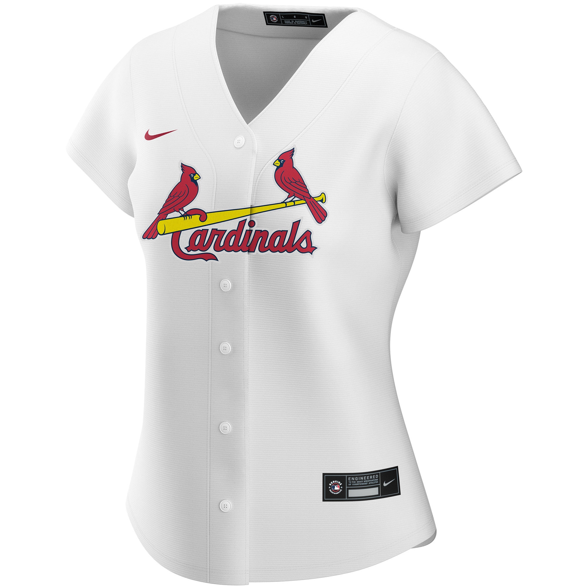 Alternative view of Cardinals Custom White Jersey - Nike - Personalized MLB Style