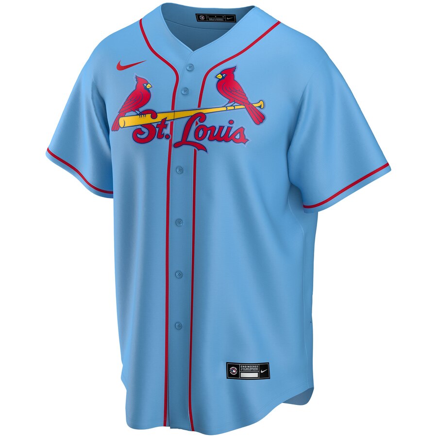 Alternative view of Cardinals Light Blue Custom Jersey nike - Nike Cardinals Light Blue