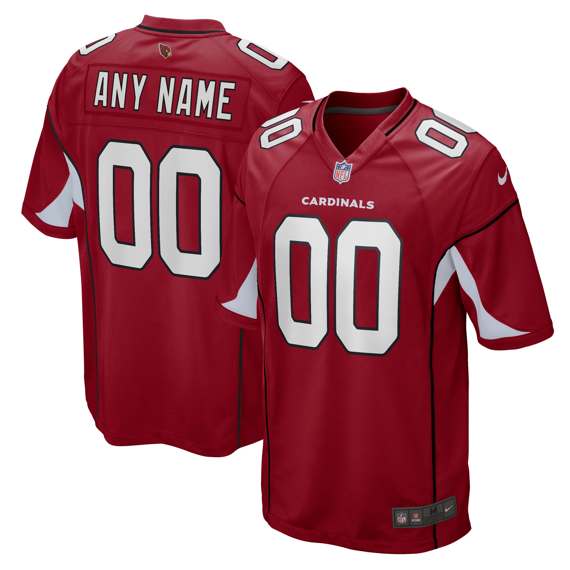 Cardinals Maroon Custom Jersey - Nike NFL Game