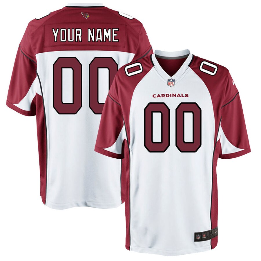 Cardinals Maroon White Custom Jersey - Nike Cardinals Maroon & White