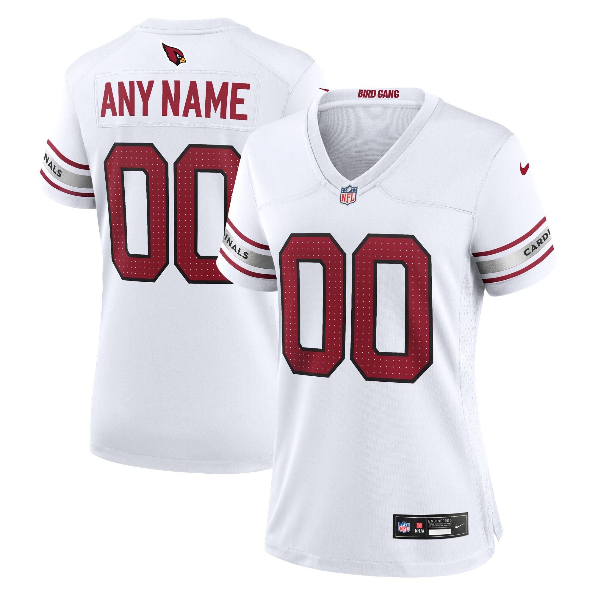 Cardinals White Custom Jersey personalized - Nike Cardinals White