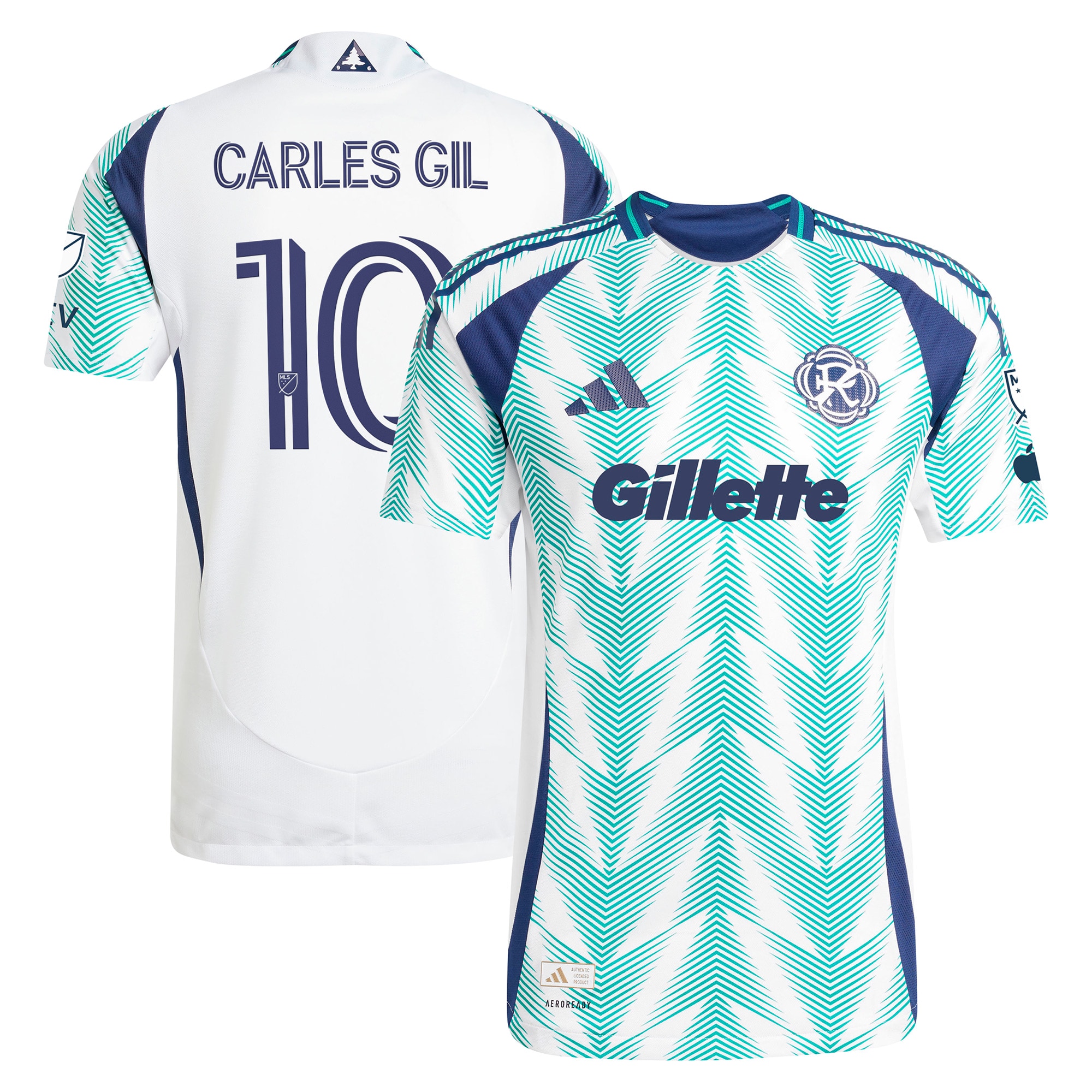Carles Gil New England Revolution 2025 Eastern White Pine x Flag of New England Player Jersey - White
