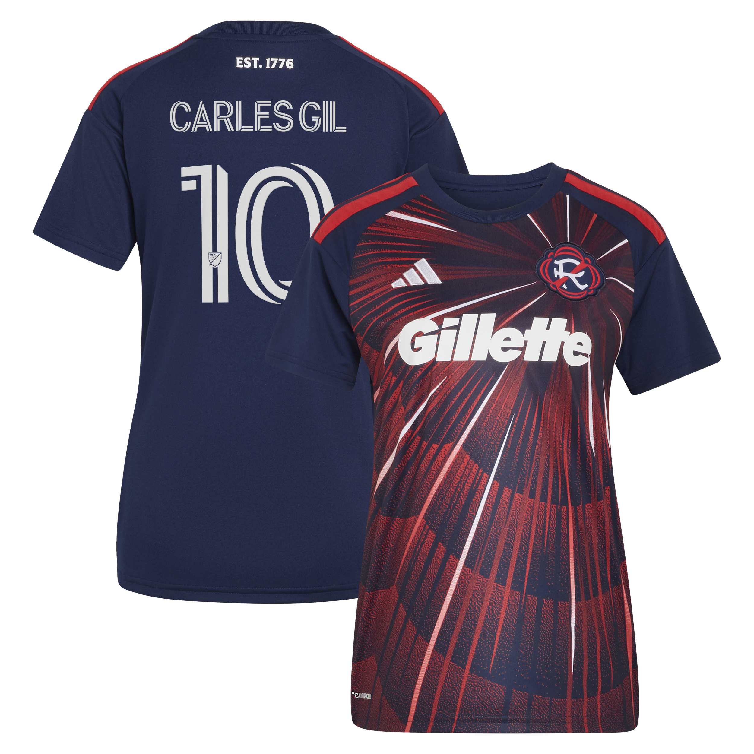 Carles Gil New England Revolution Women's 2026 Independence Day Jersey - Blue