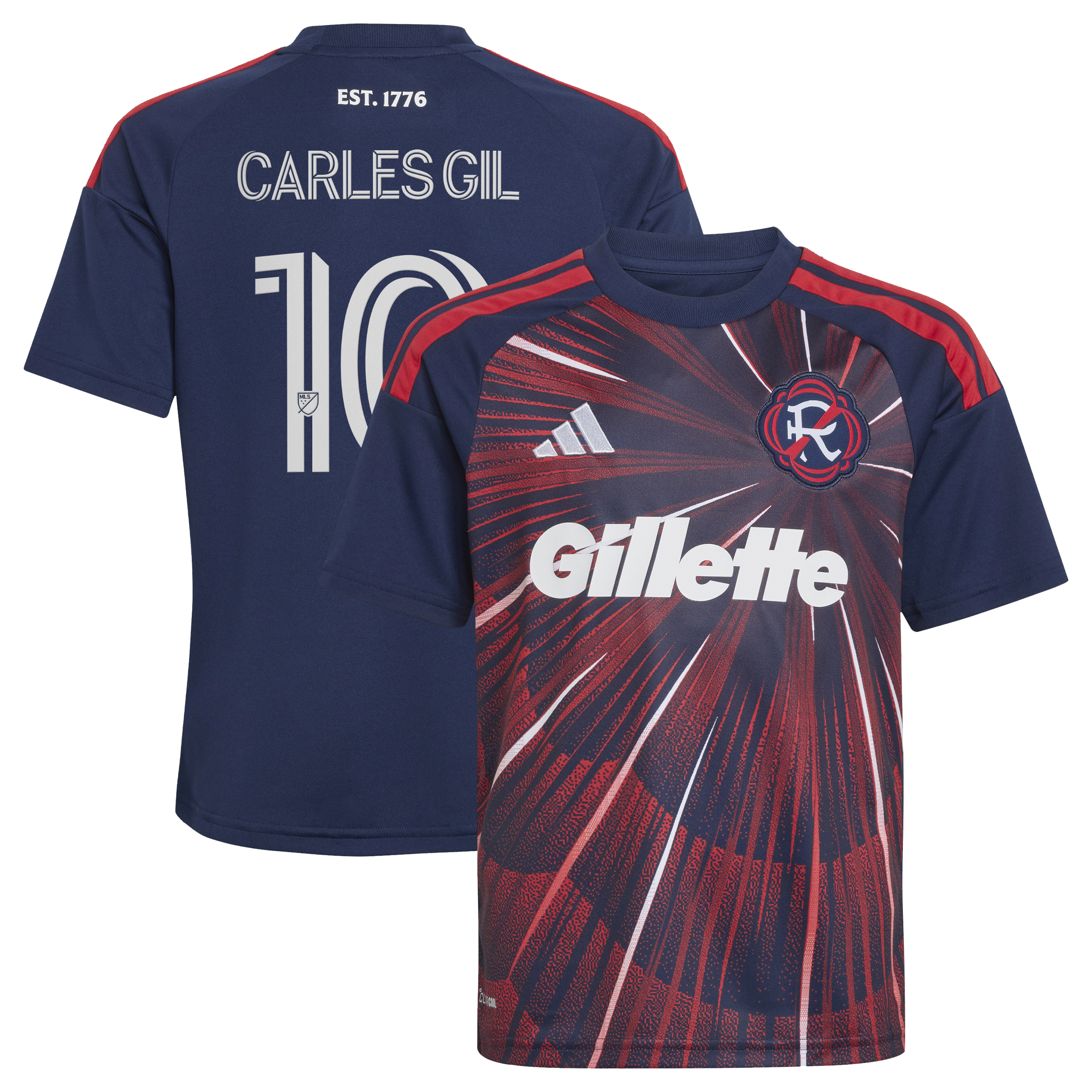 Carles Gil New England Revolution Youth 2026 Independence Day Jersey - Blue