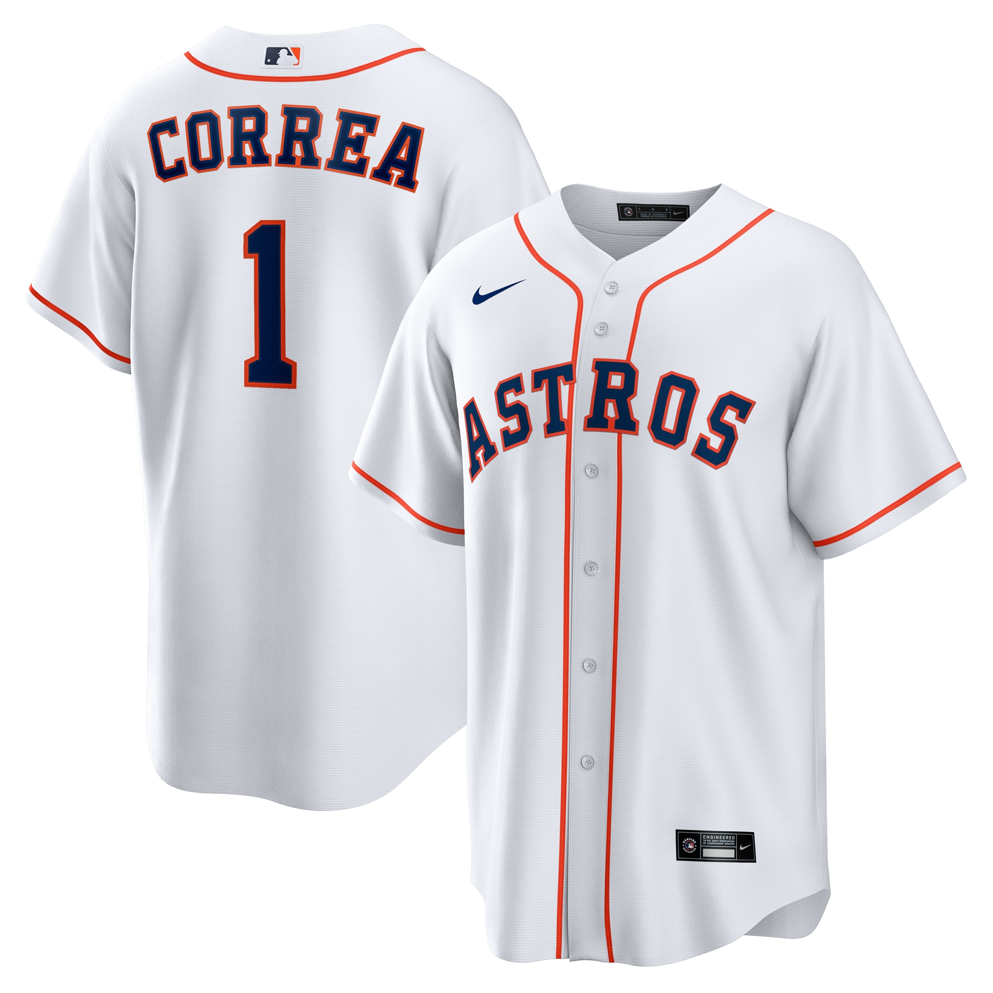 Carlos Correa Houston Astros Home Jersey - White