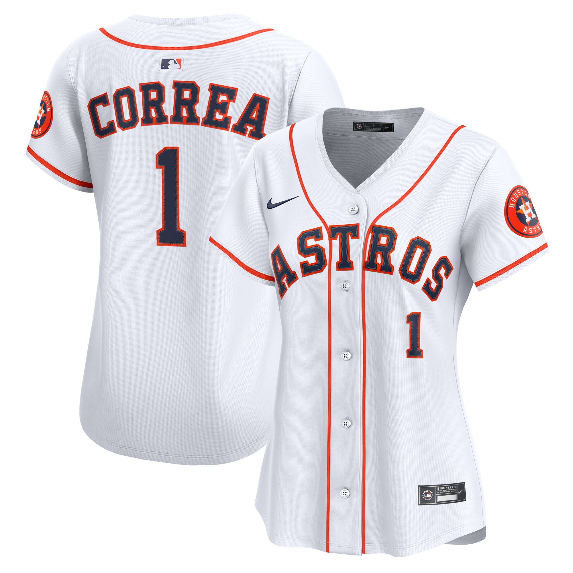 Carlos Correa Houston Astros Women's Home Limited Player Jersey - White