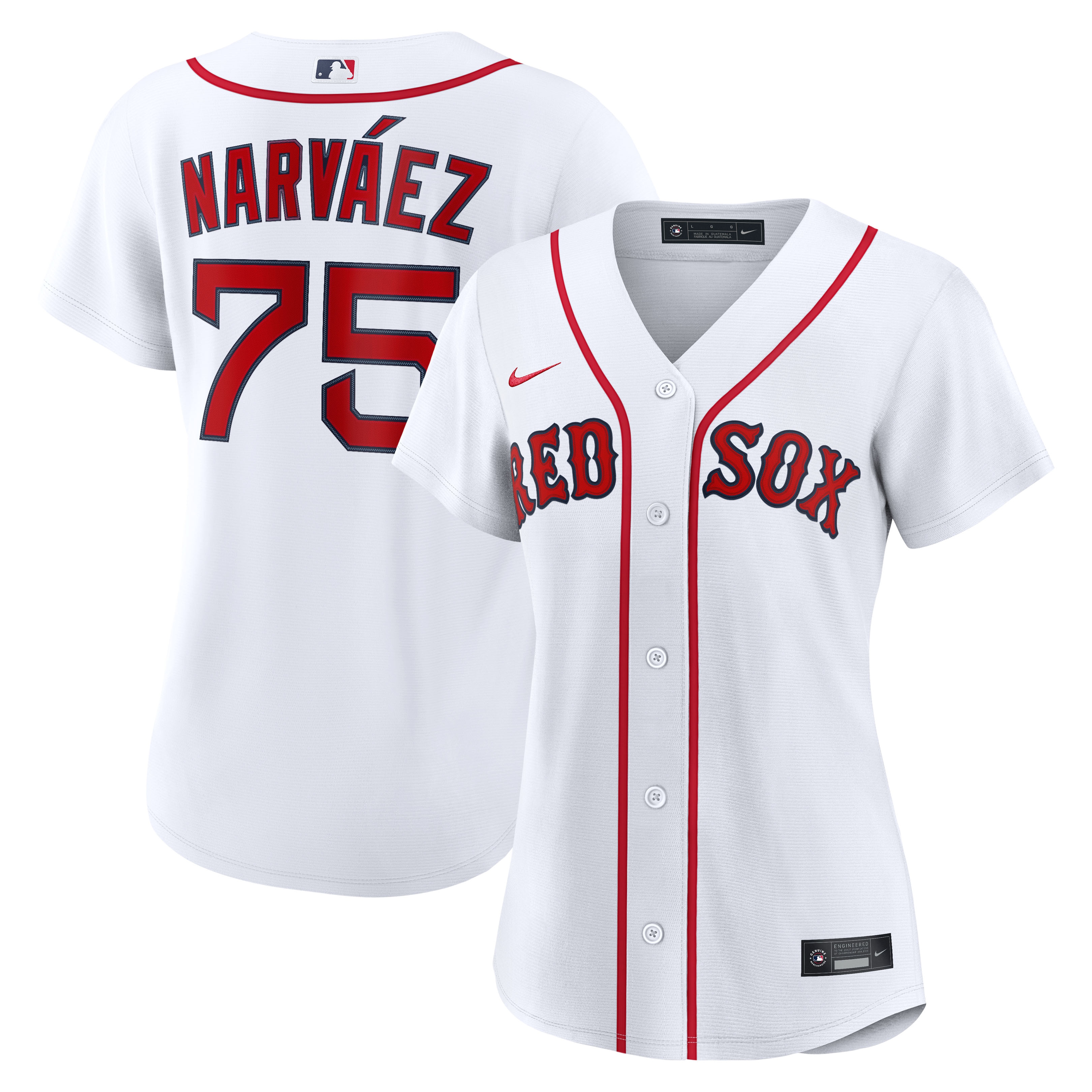Carlos Narváez Boston Red Sox Women's Home Jersey - White