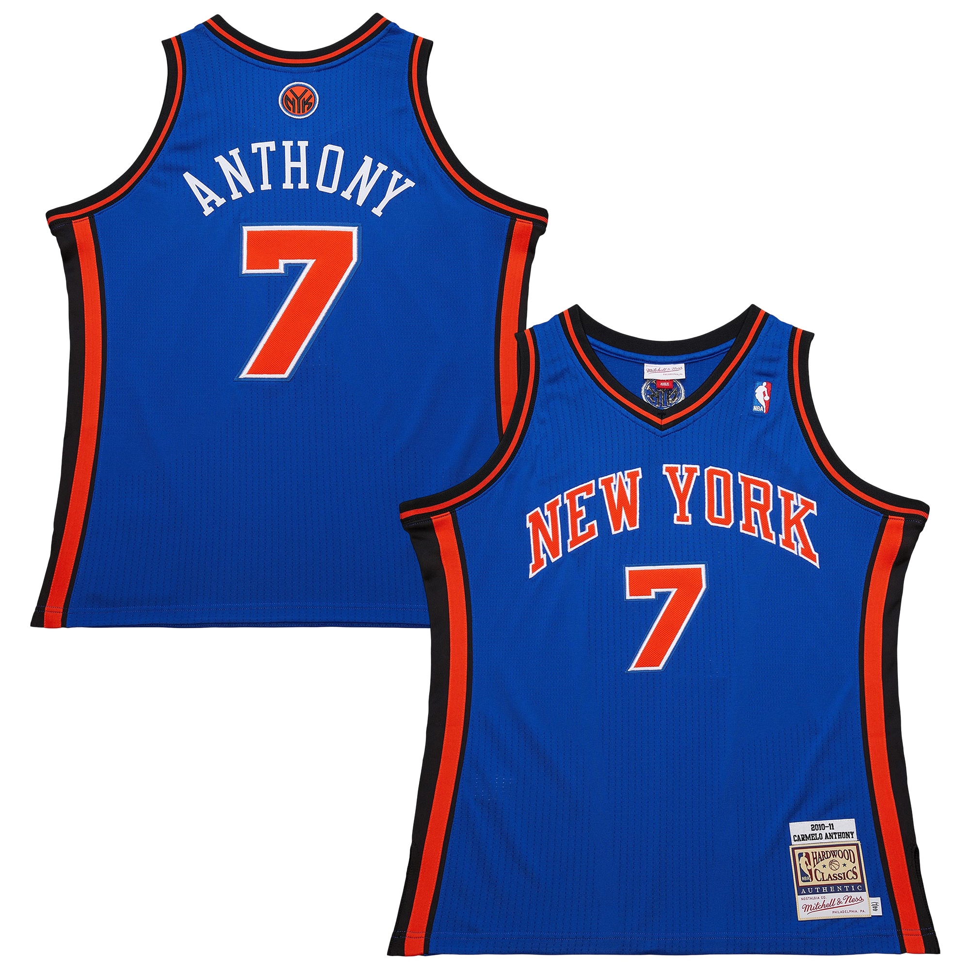 Carmelo Anthony New York Knicks 2010/11 Hardwood Classics Jersey