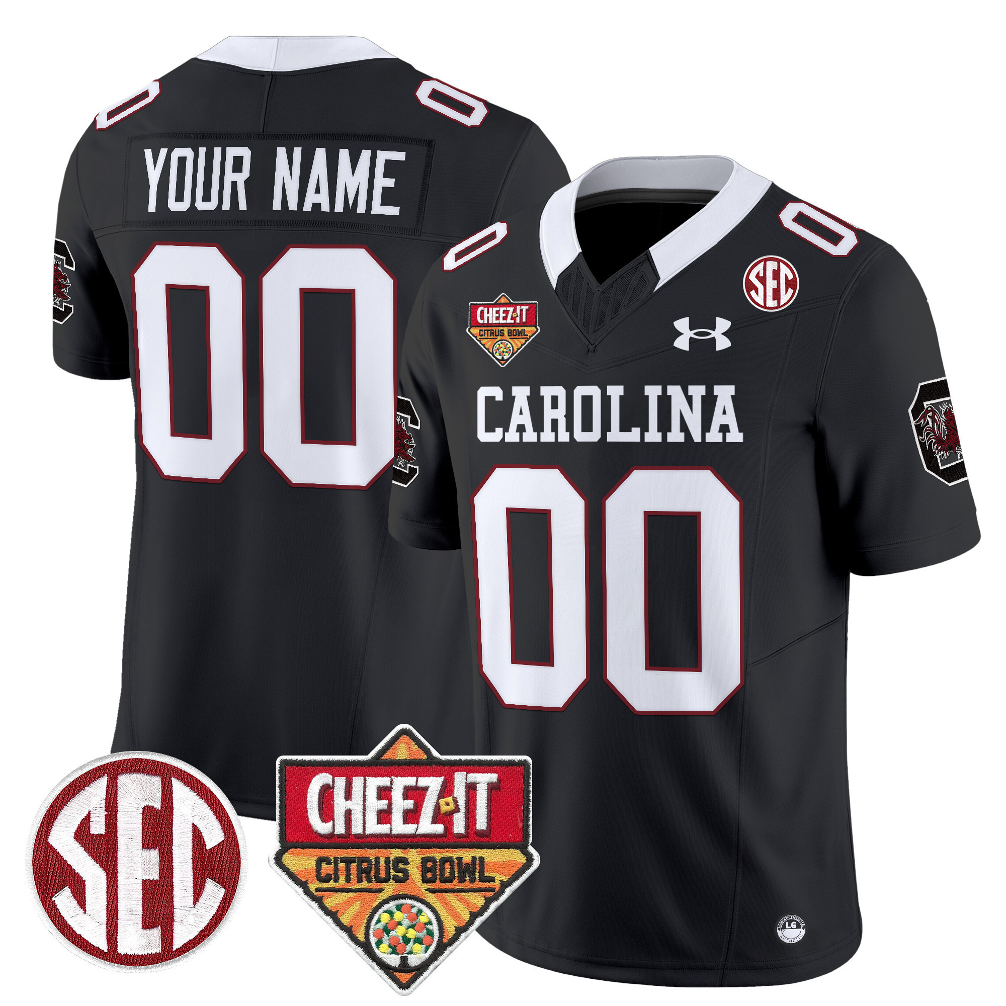 Alternative view of Carolina Garnet Cheez-It Jersey - Under Armour Carolina Garnet Jersey