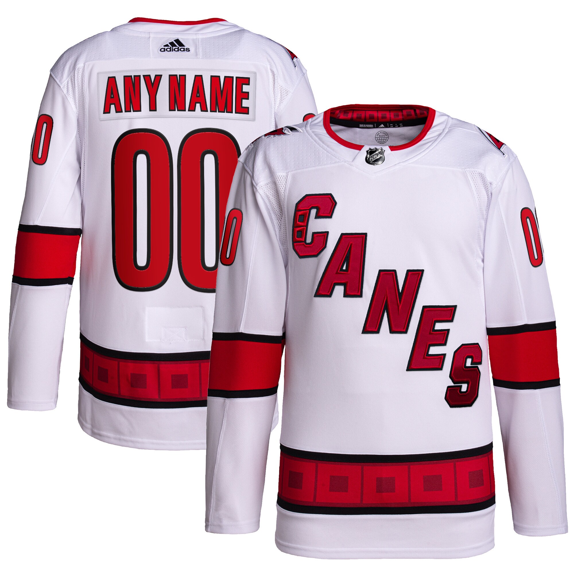Carolina Hurricanes Away Jersey - Adidas - Authentic White