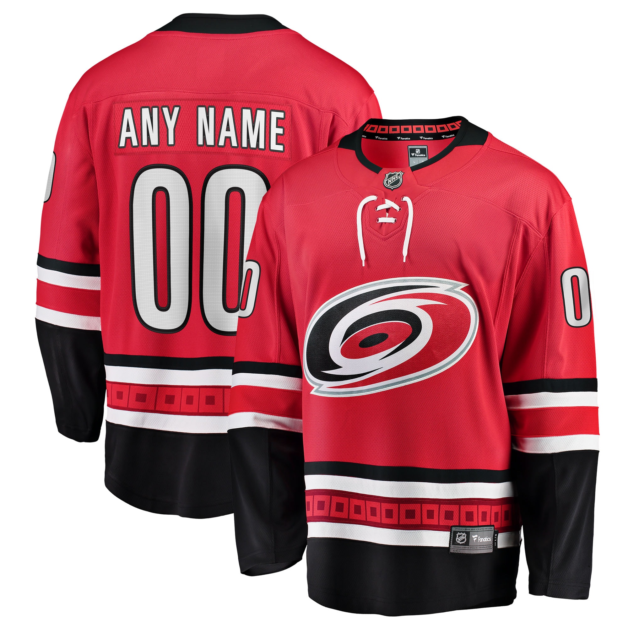 Carolina Hurricanes Fanatics Alternate Breakaway Custom Jersey