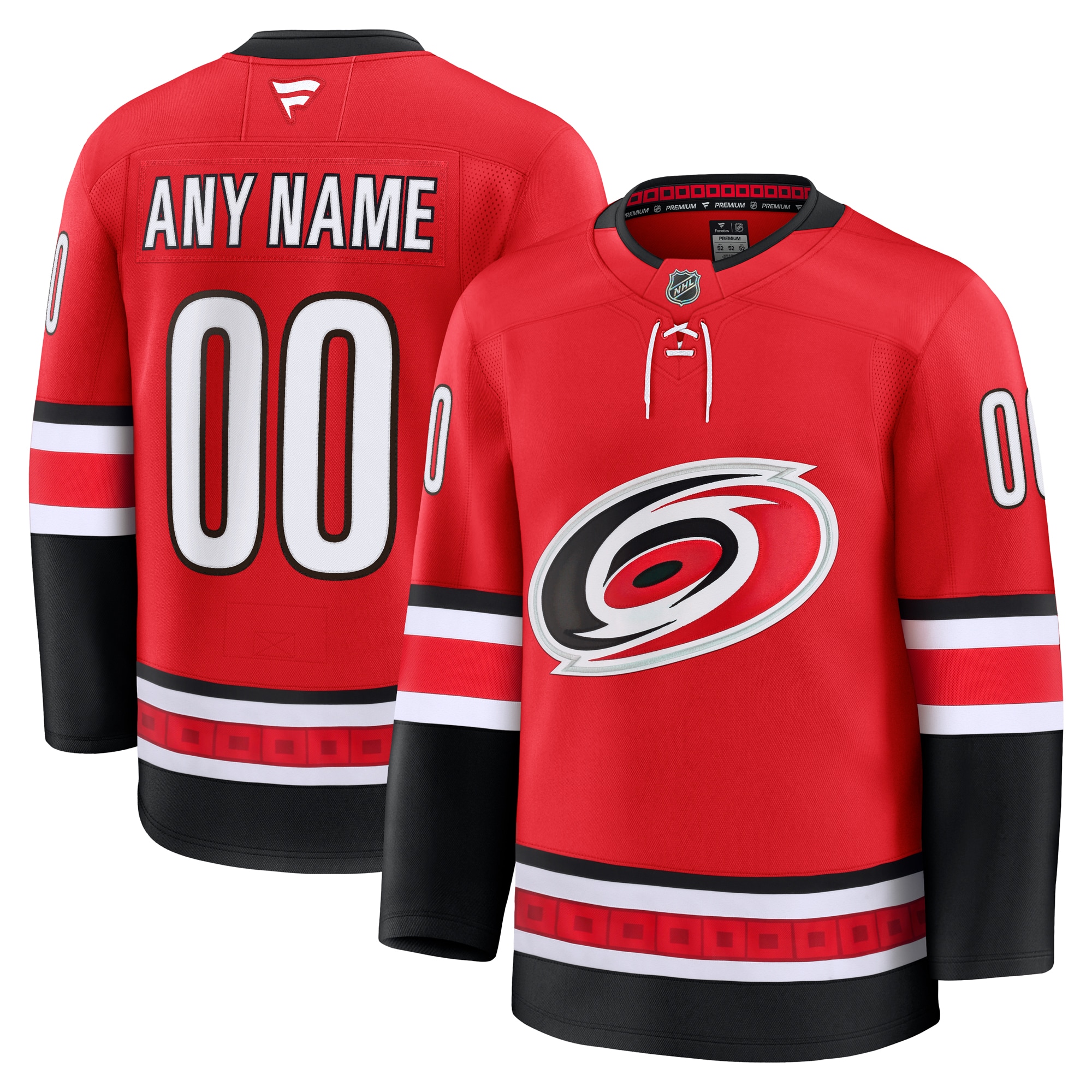 Carolina Hurricanes Fanatics Alternate Premium Custom Jersey
