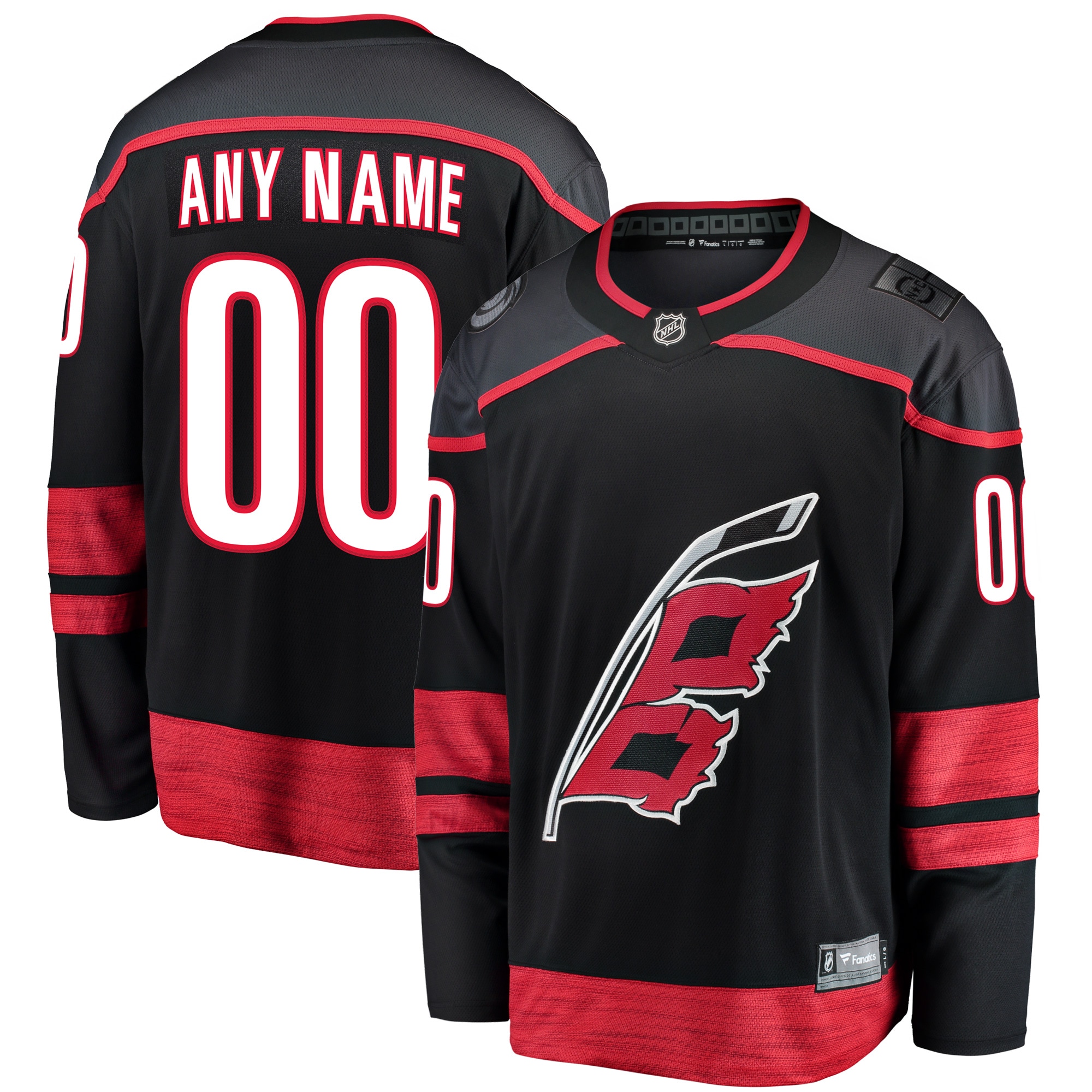 Carolina Hurricanes Fanatics Home Breakaway Custom Jersey
