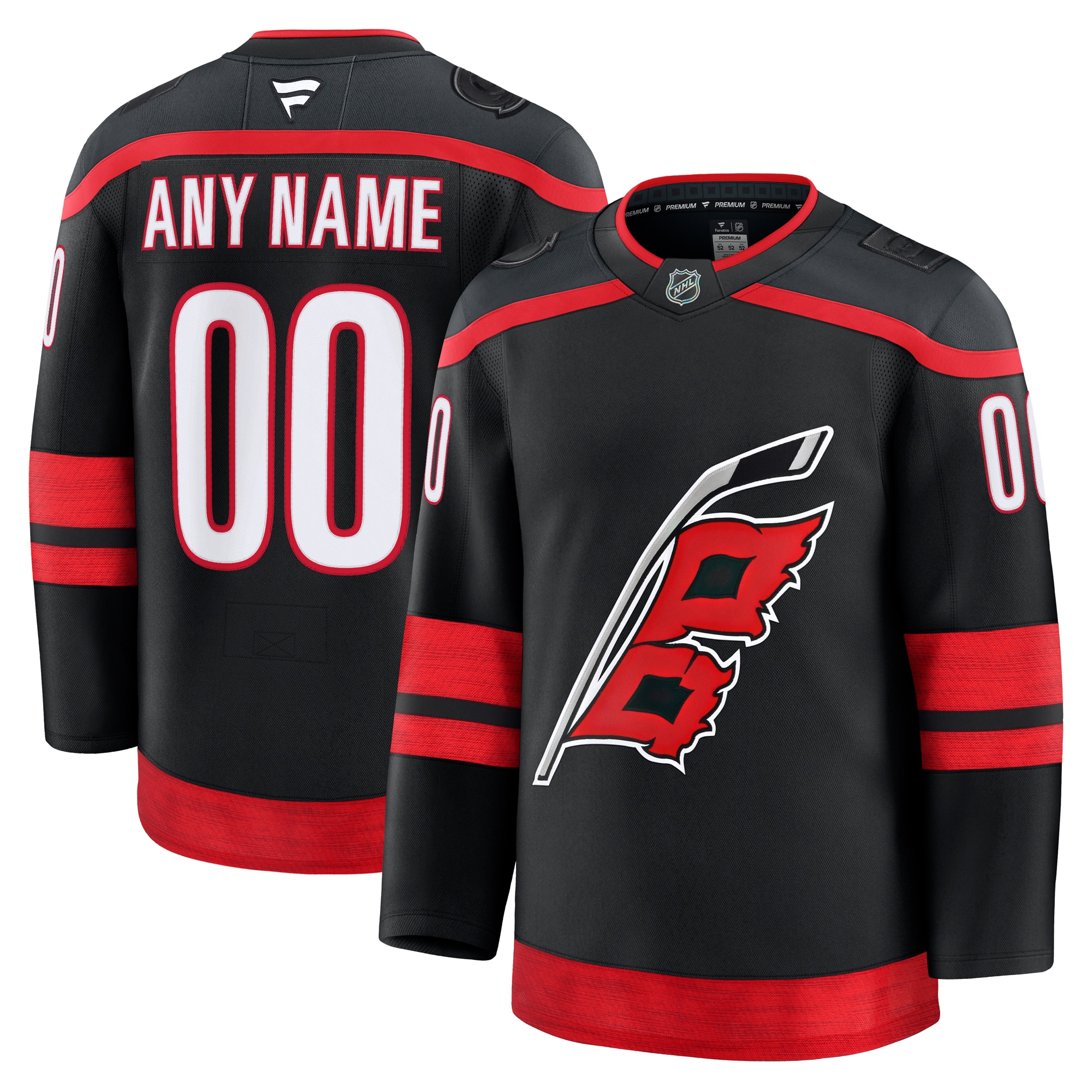 Carolina Hurricanes Fanatics Home Premium Custom Jersey
