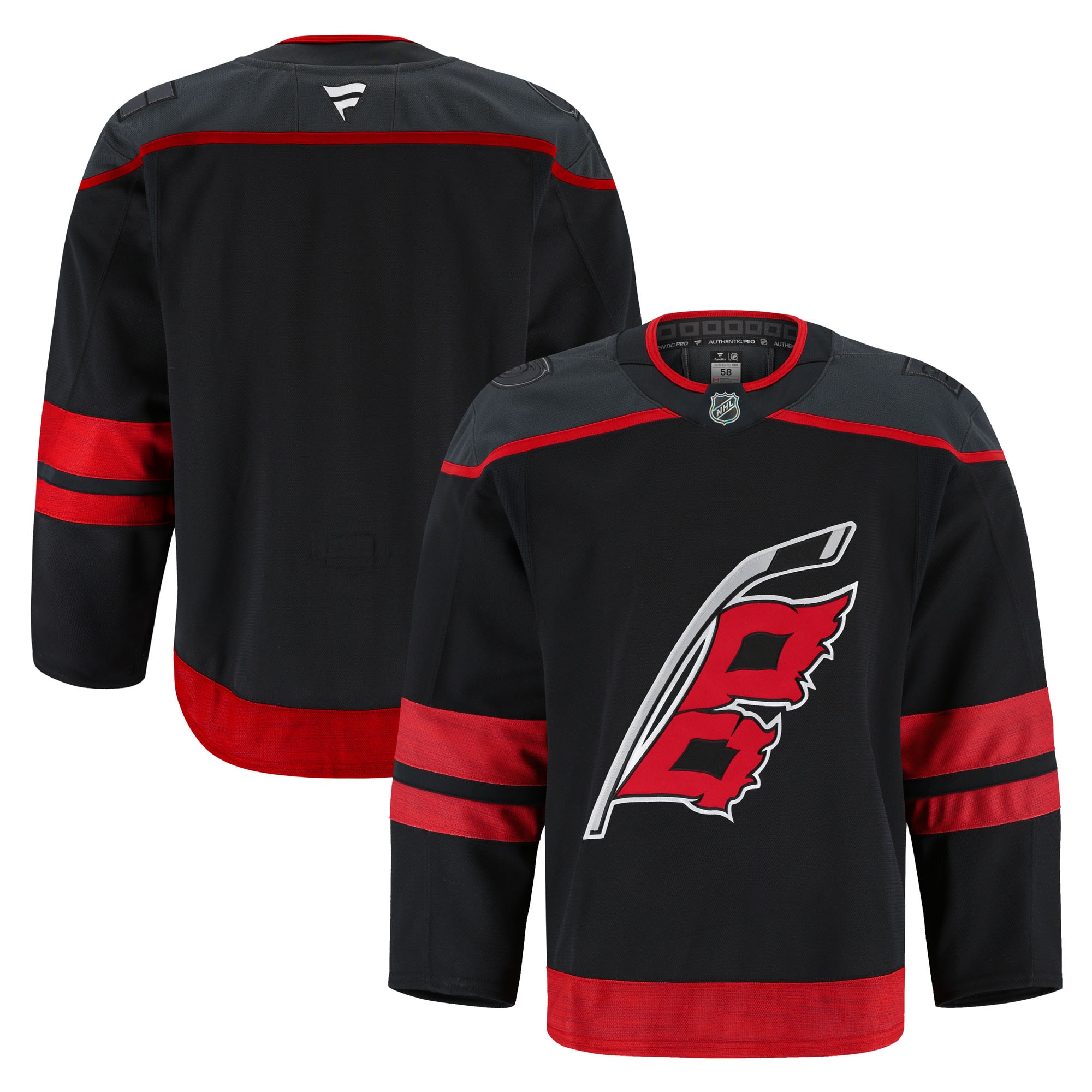 Carolina Hurricanes Fanatics Home Pro Jersey - Black