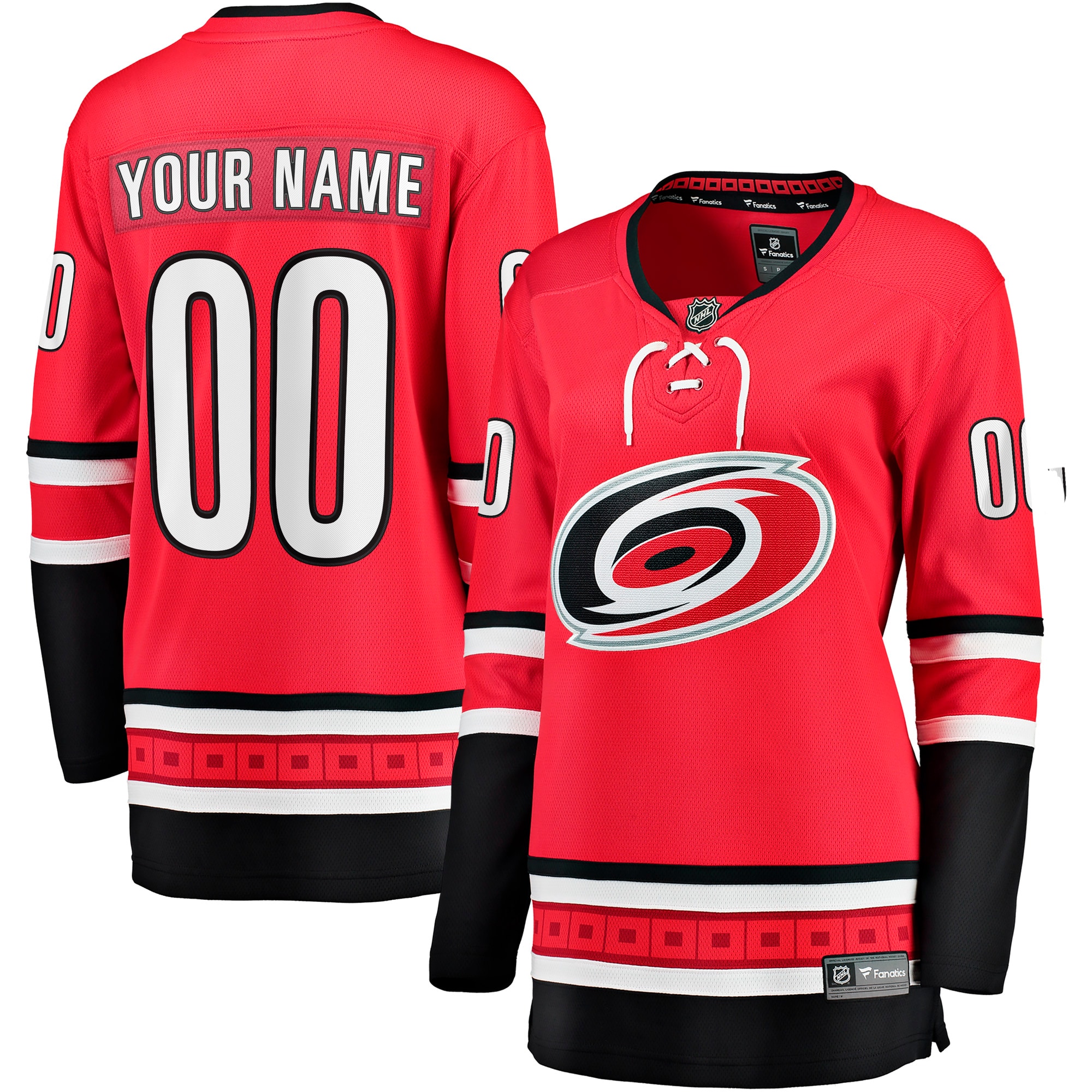Carolina Hurricanes Fanatics Women's Alternate Breakaway Custom Jersey - Red