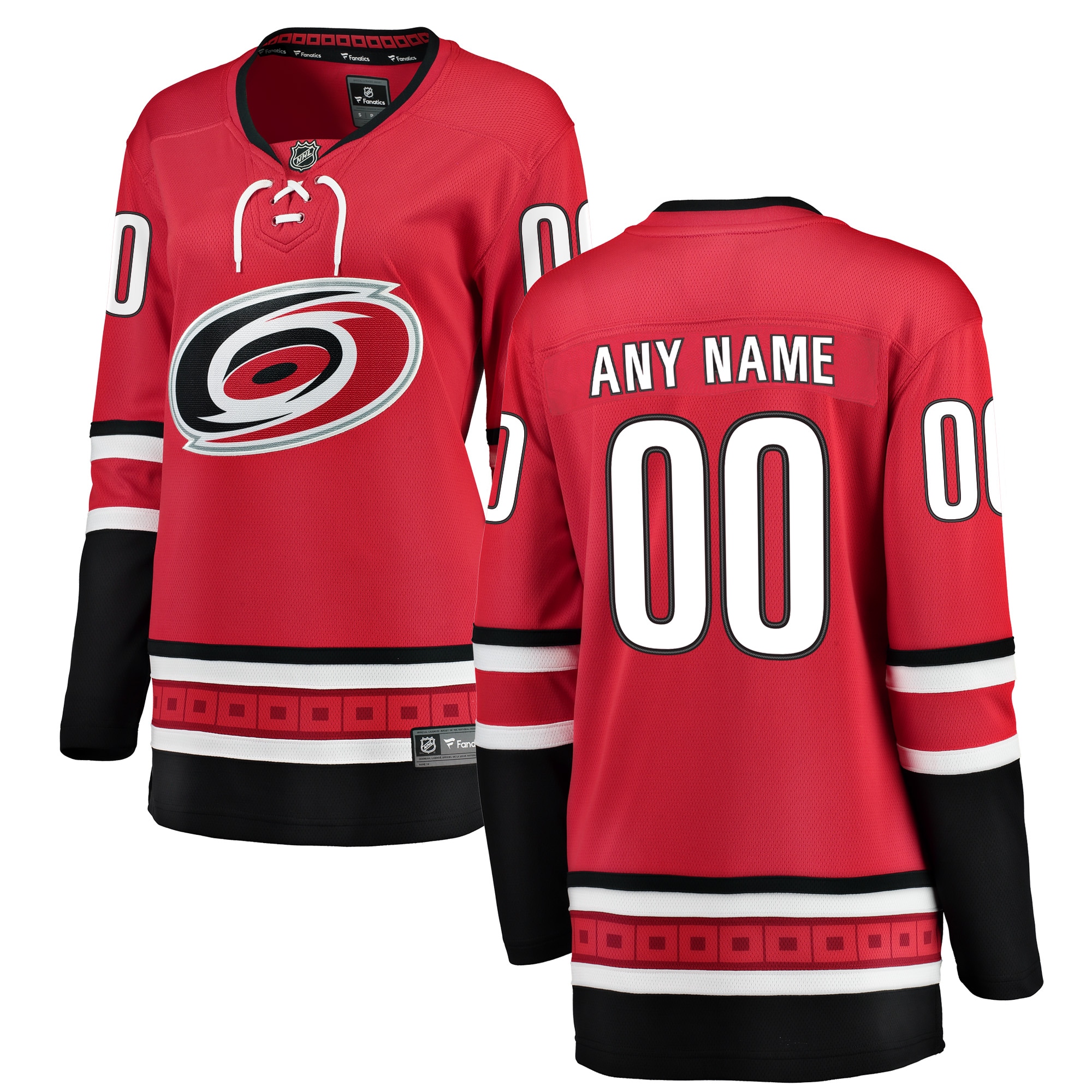 Carolina Hurricanes Red Customizable Jersey - Fanatics