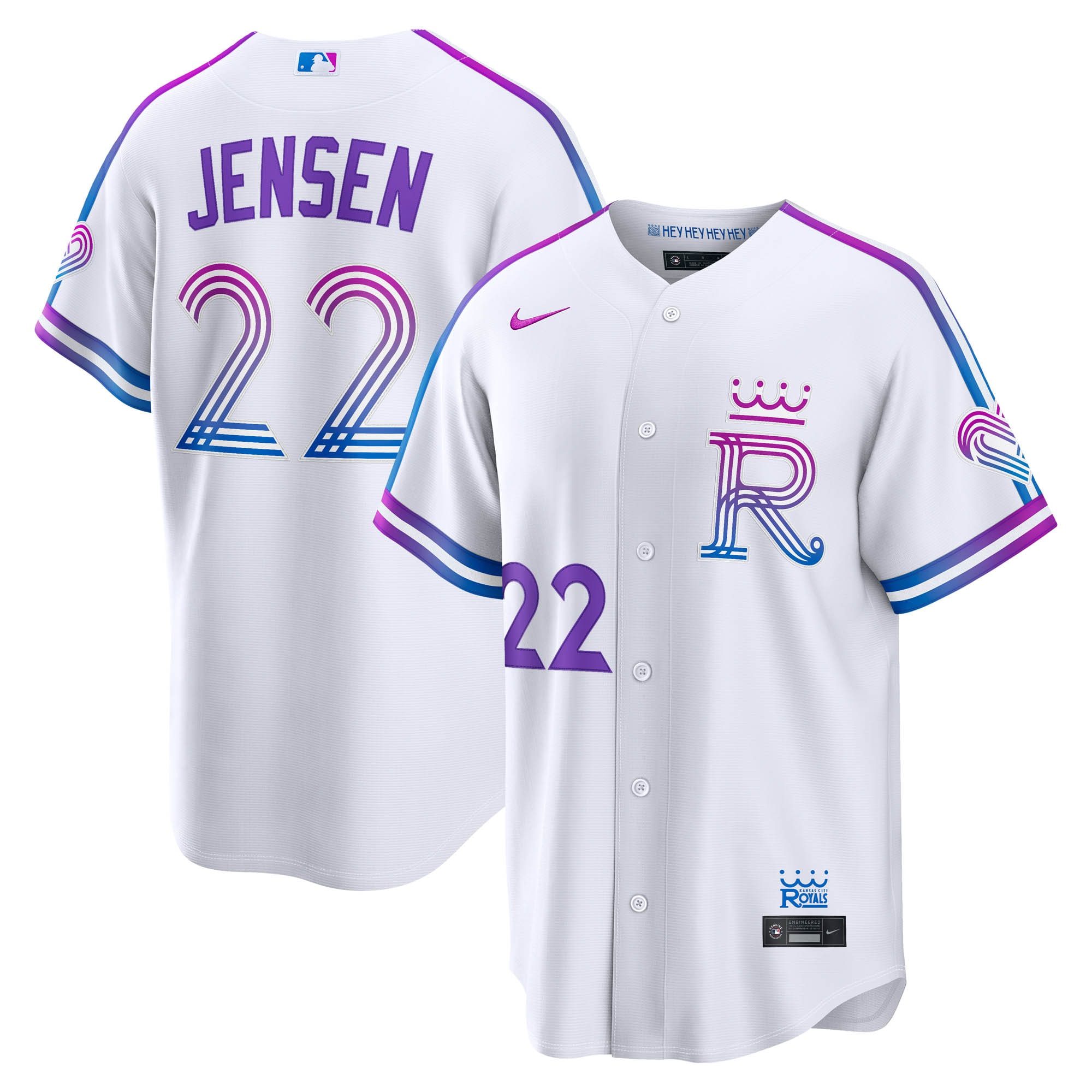 Carter Jensen Kansas City Royals 2026 City Connect Stadium Jersey - White