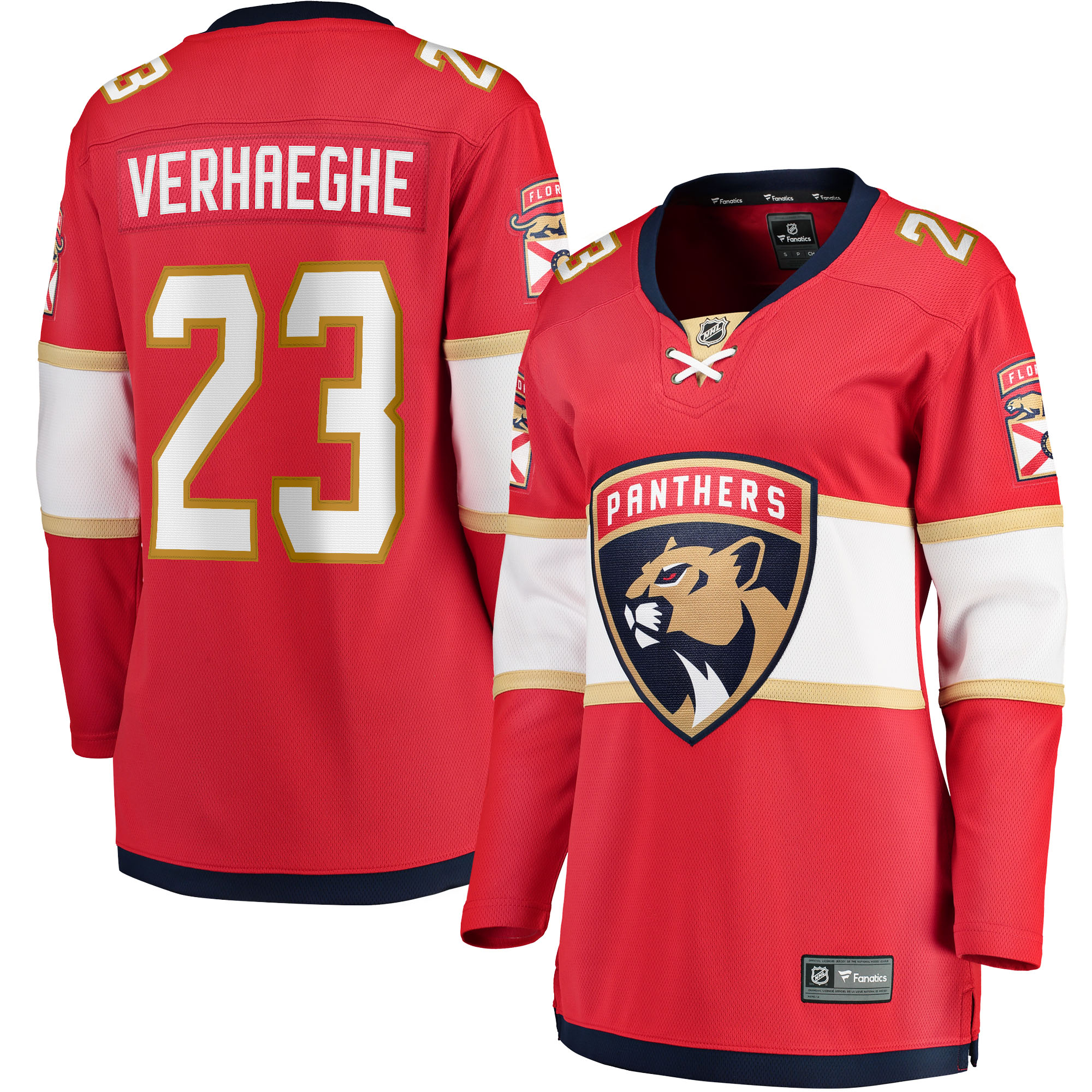 Carter Verhaeghe Florida Panthers Fanatics Women's Home Breakaway Jersey - Red