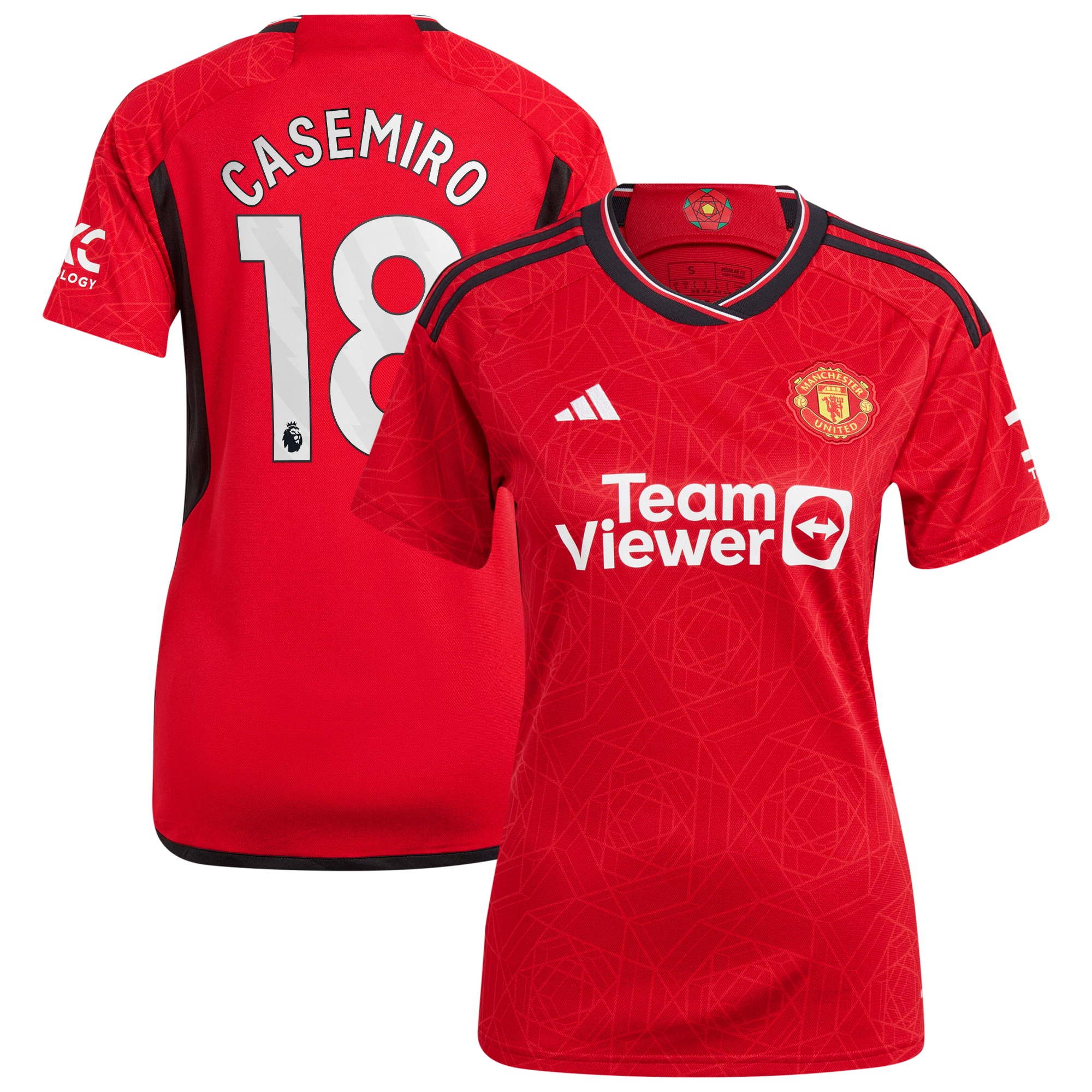 Casemiro Manchester United Women's 2023/24 Home Player Jersey