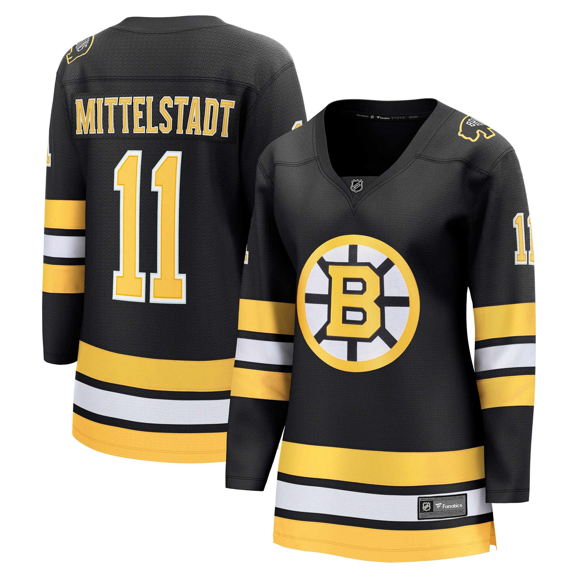 Casey Mittelstadt Boston Bruins Fanatics Women's Home Breakaway Player Jersey - Black