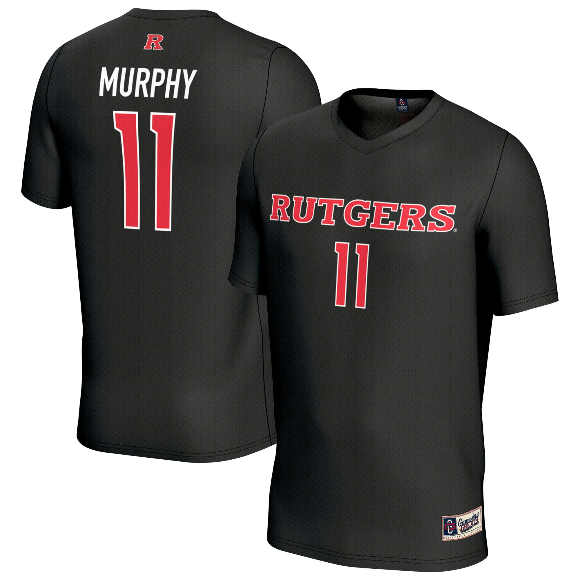 Casey Murphy Rutgers Scarlet Knights GameDay Greats Unisex Soccer Fashion Jersey - Black