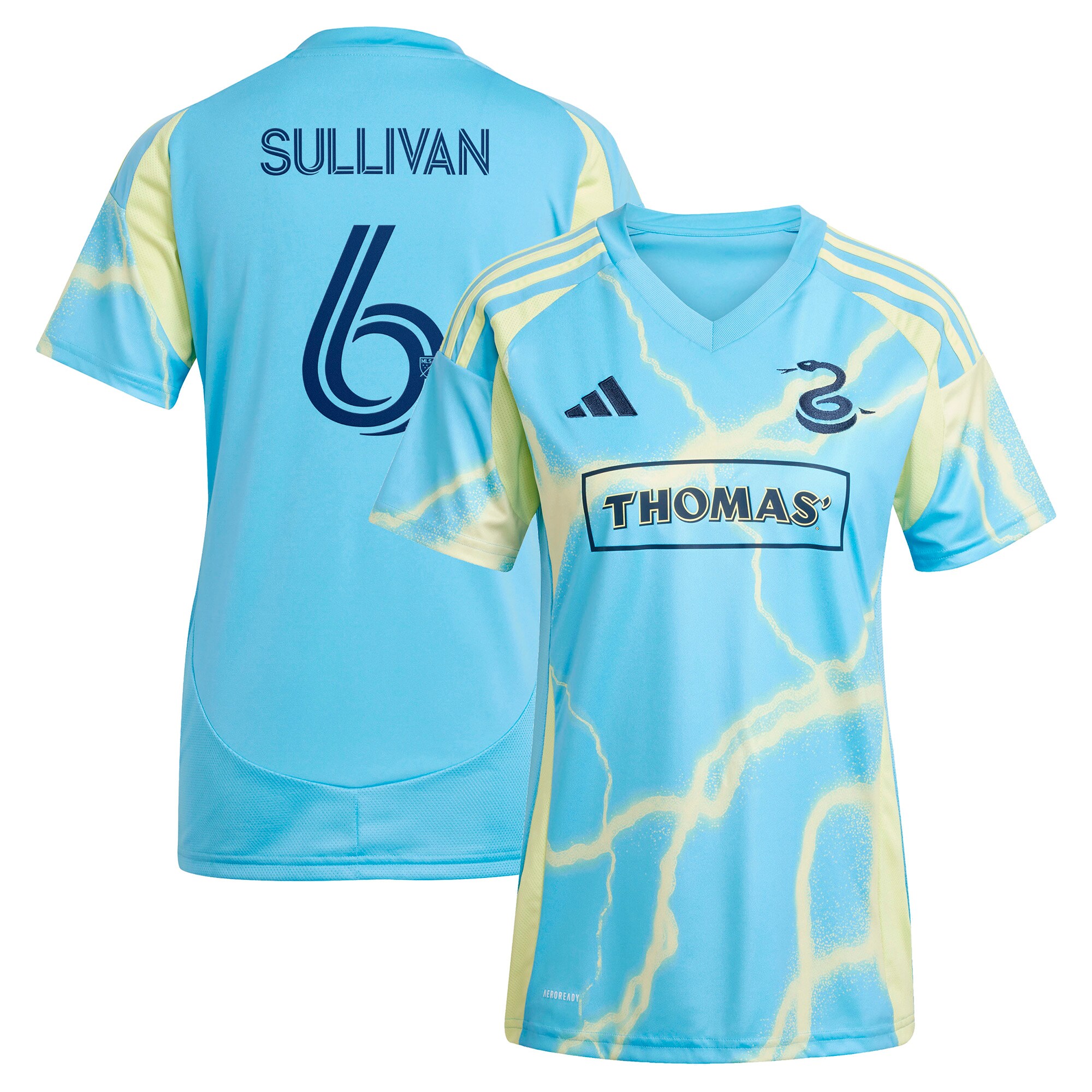 Cavan Sullivan Philadelphia Union Women's 2025 The Voltage Kit Player Jersey - Blue