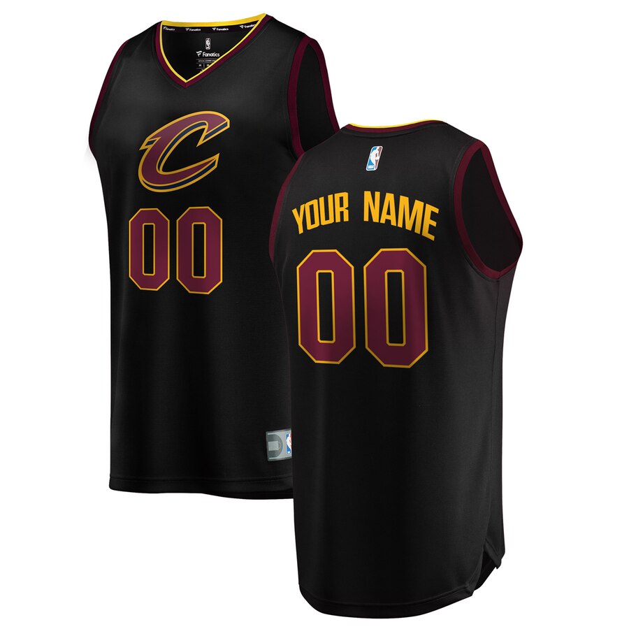 Cavs Black Custom Jersey fanatics - Fanatics Cavs Black Custom Jersey