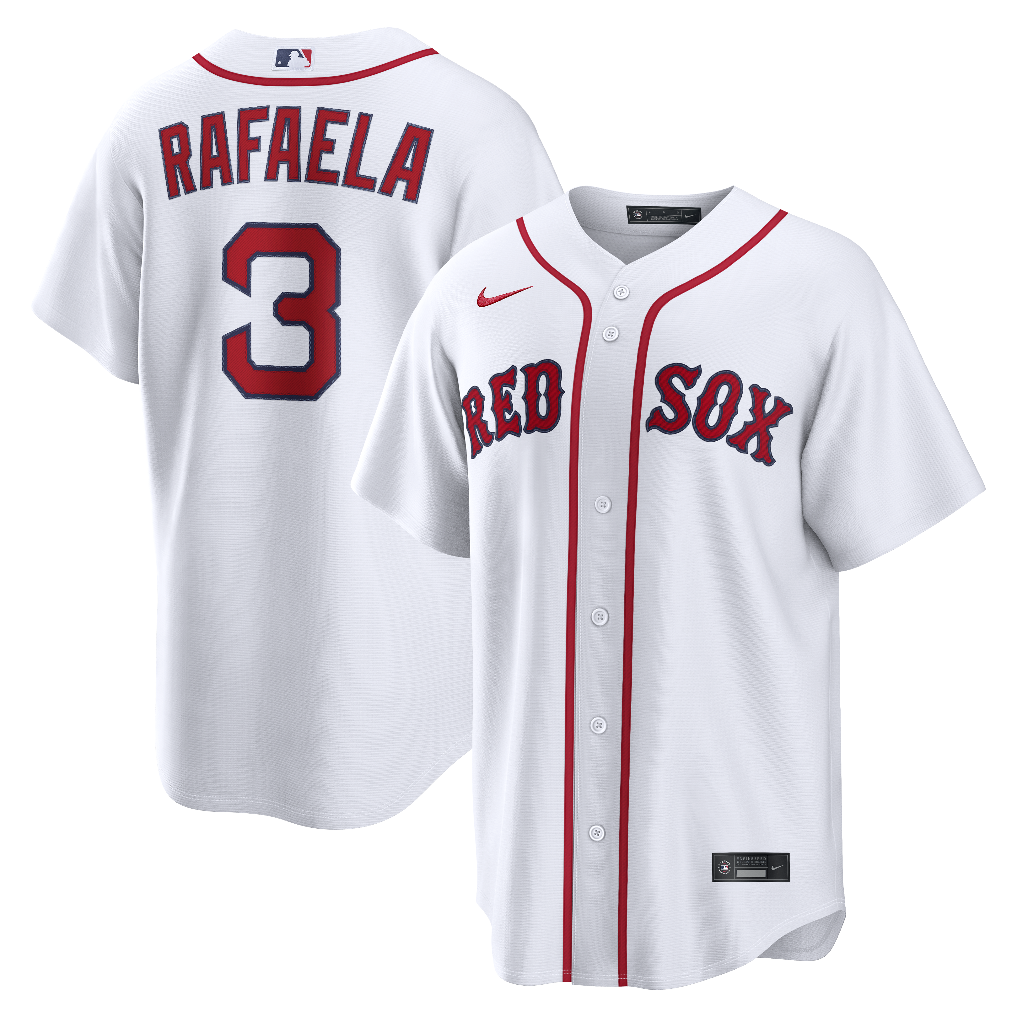 Ceddanne Rafaela Boston Red Sox Home Jersey - White
