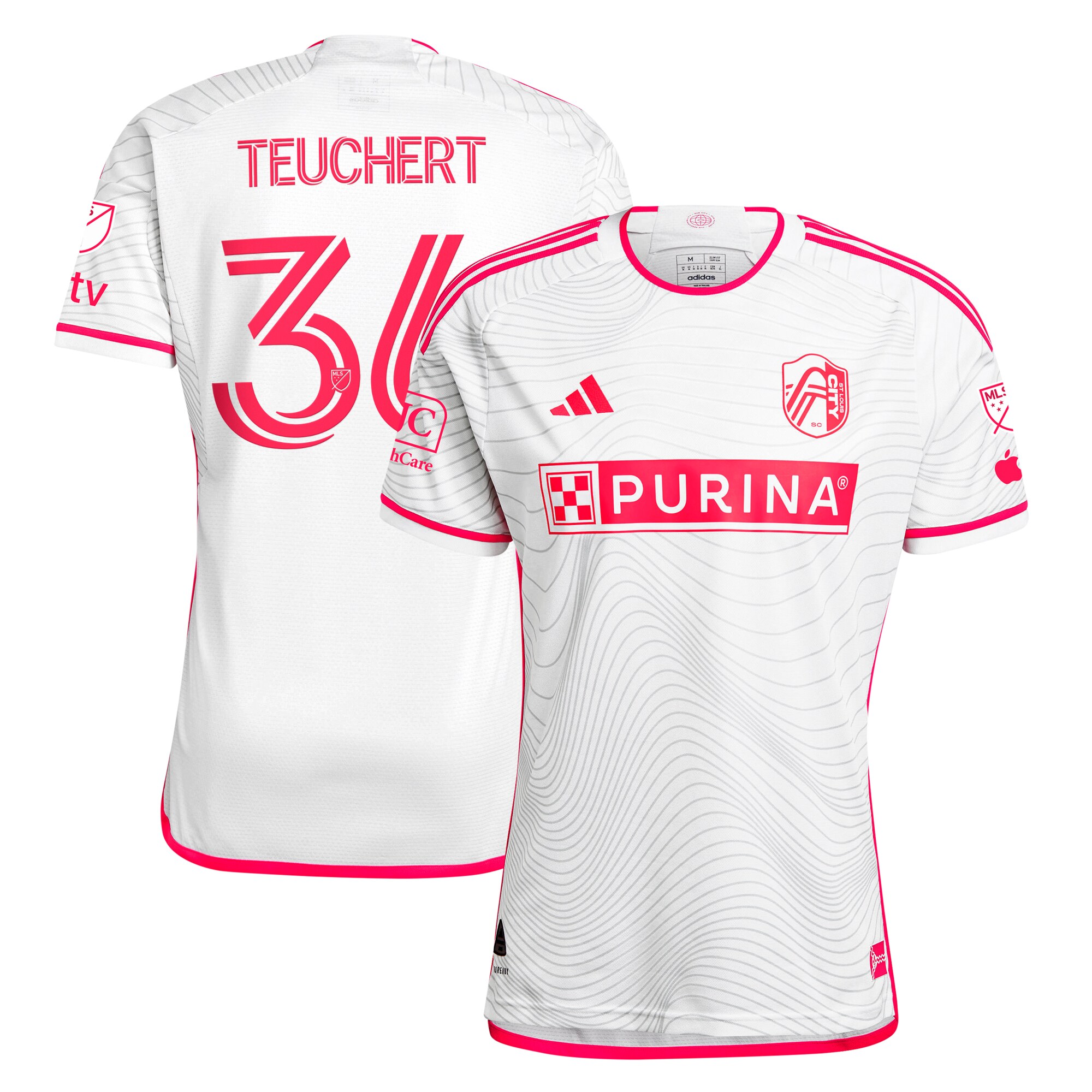 Cedric Teuchert St. Louis City SC 2024 The Couence Kit Player Jersey - White