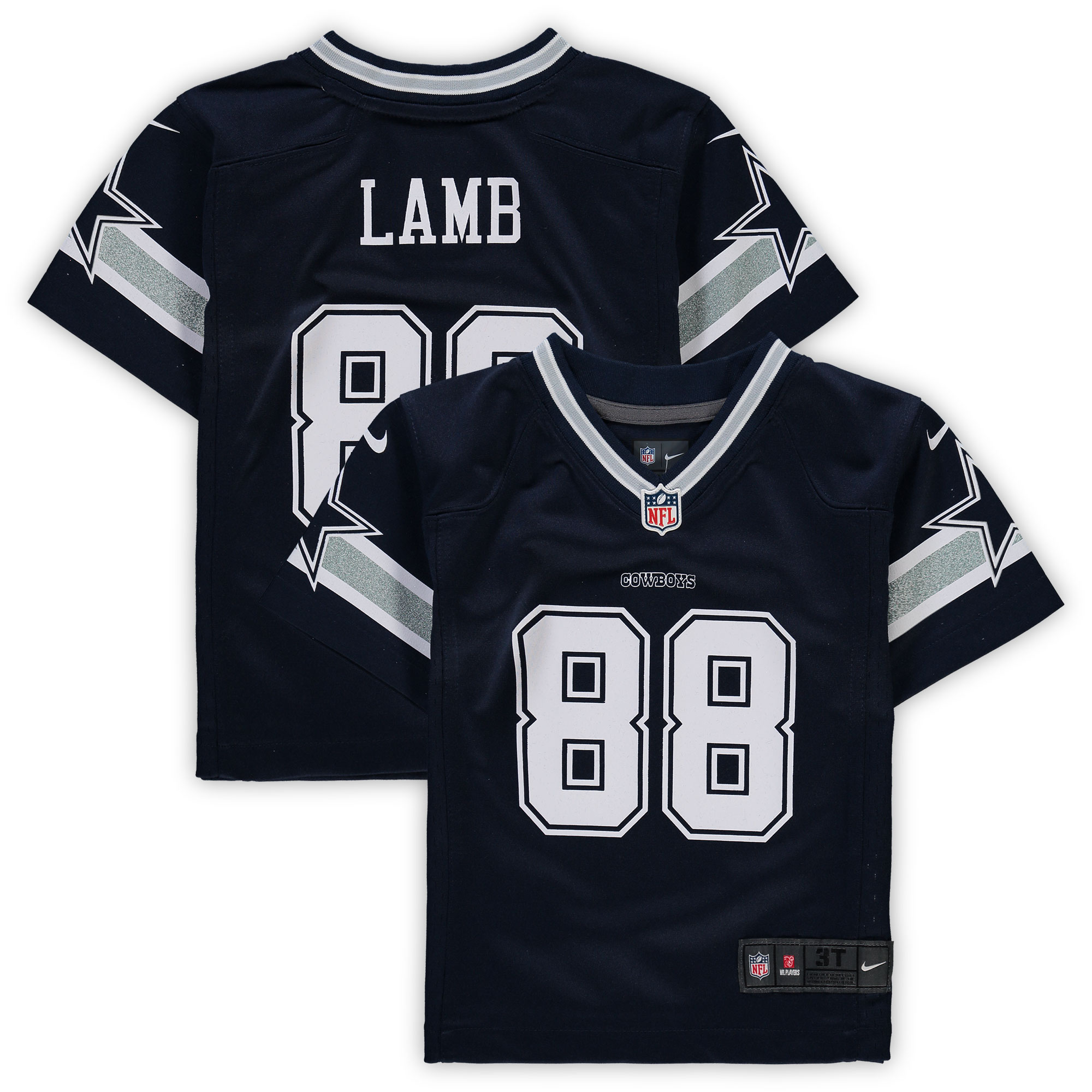 CeeDee Lamb Dallas Cowboys Toddler Player Game Jersey - Navy