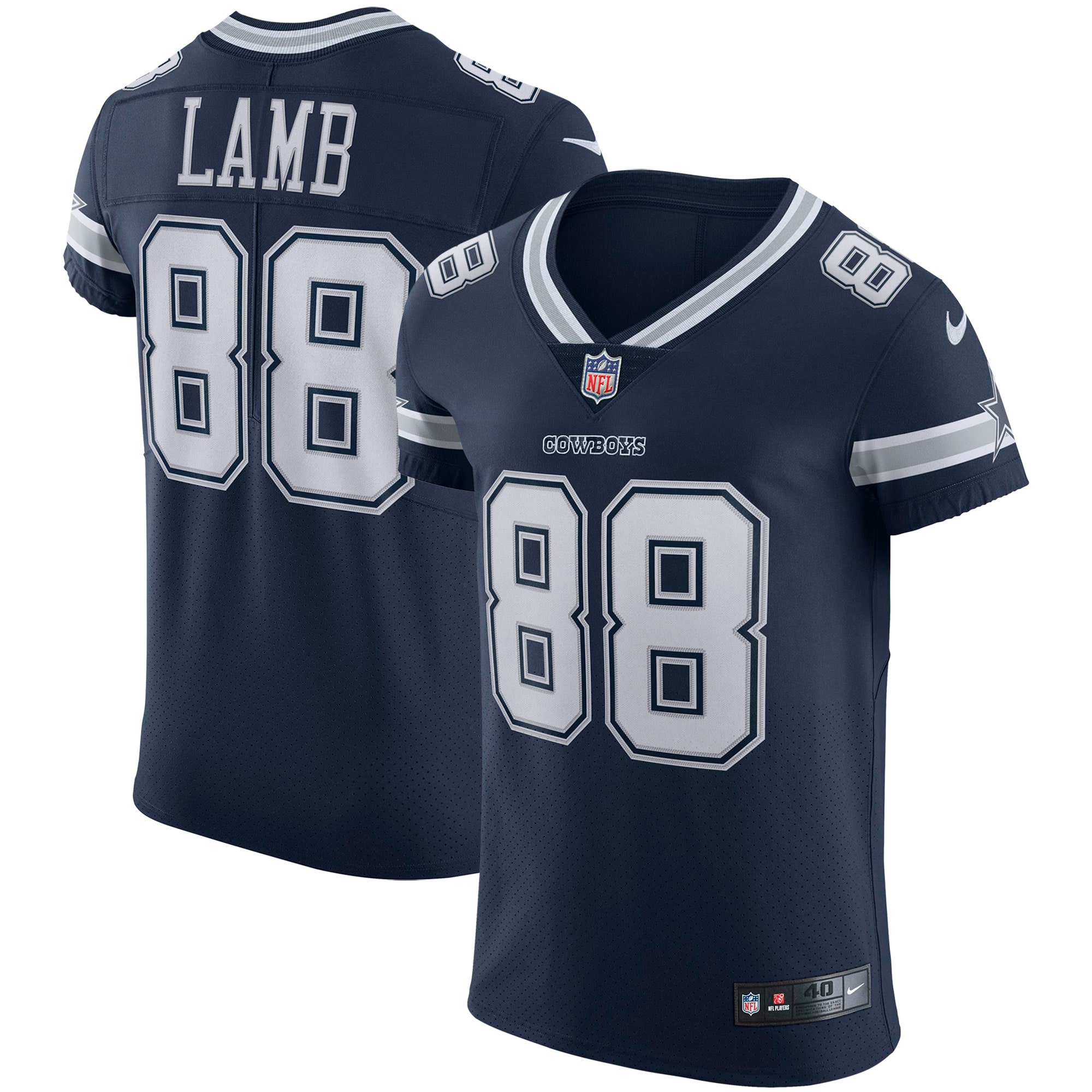 CeeDee Lamb Dallas Cowboys Vapor Elite Jersey - Navy