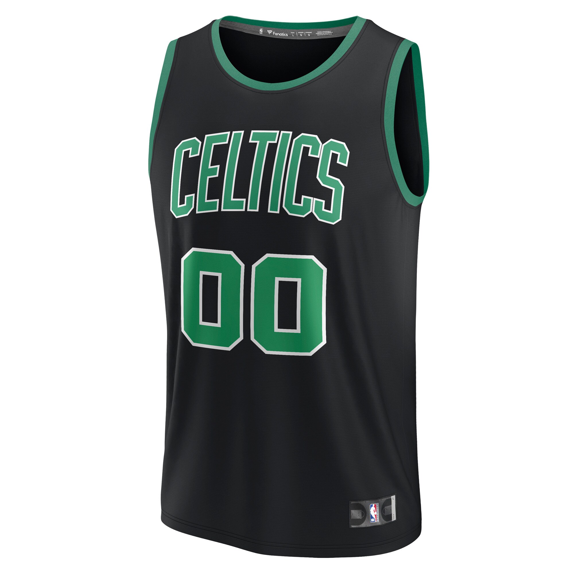 Alternative view of Celtics Black Custom Jersey - Fanatics - Personalize Yours!
