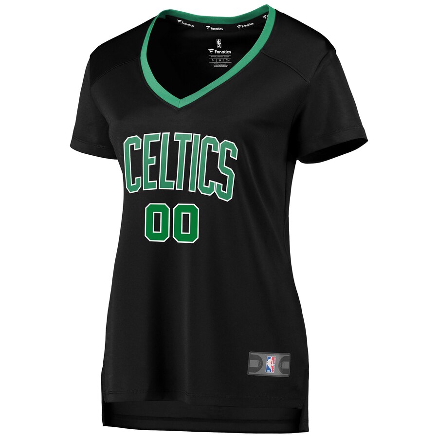 Alternative view of Celtics Black Personalized Jersey - Fanatics - Custom Name